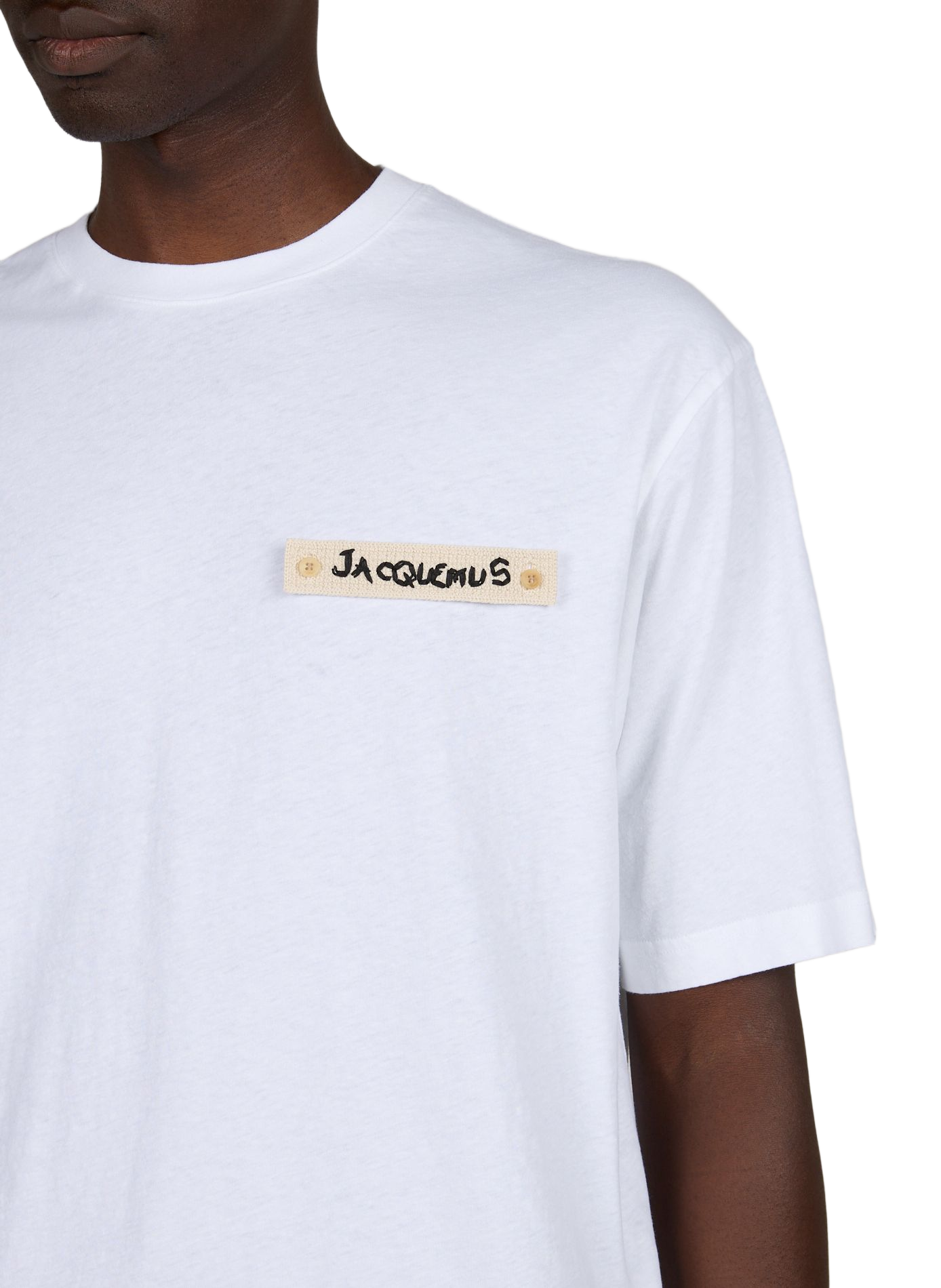 Le t-shirt Plage large en coton JACQUEMUS Blanc