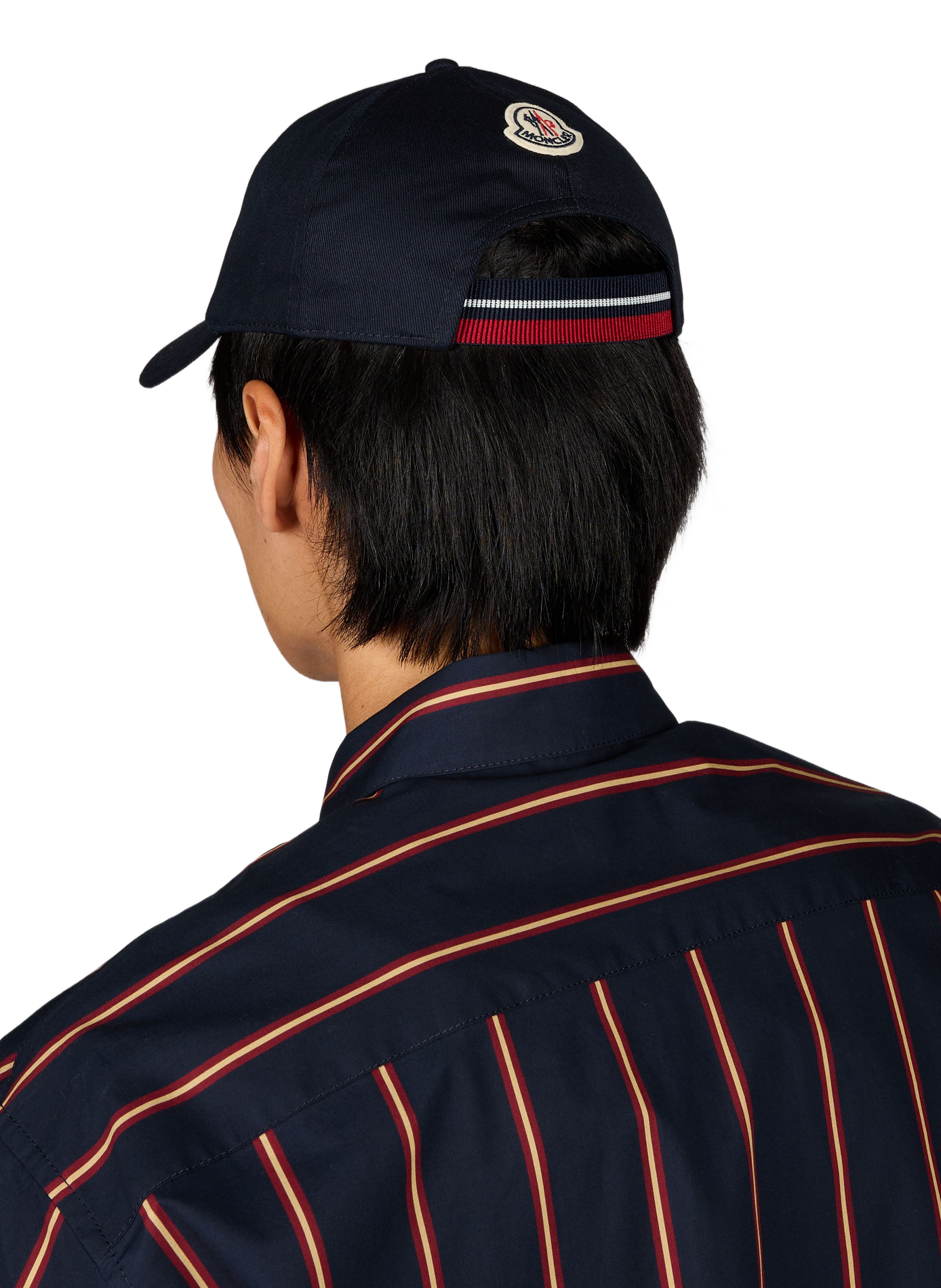Cotton cap MONCLER Blue