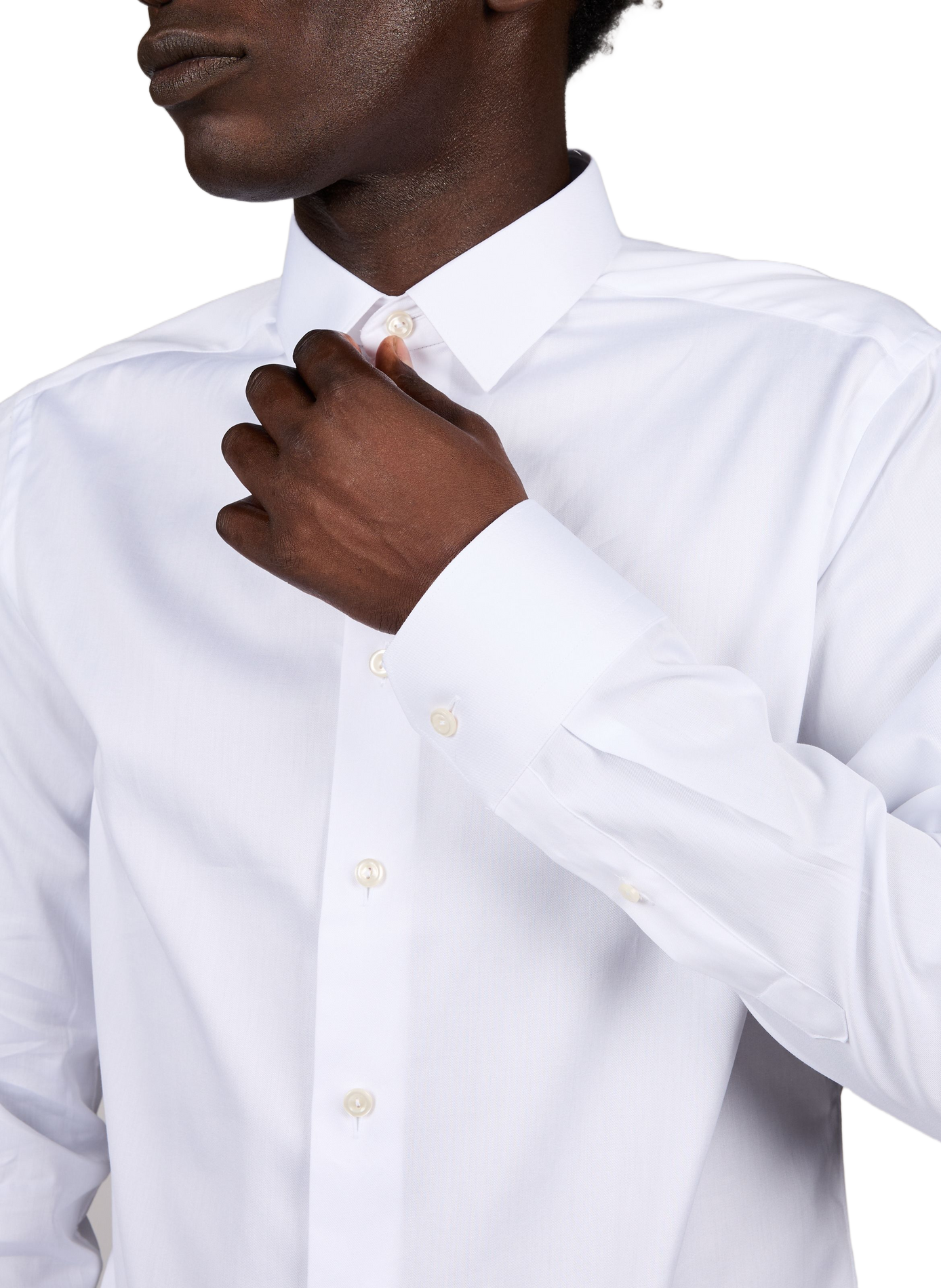 Chemise en coton ETON Blanc