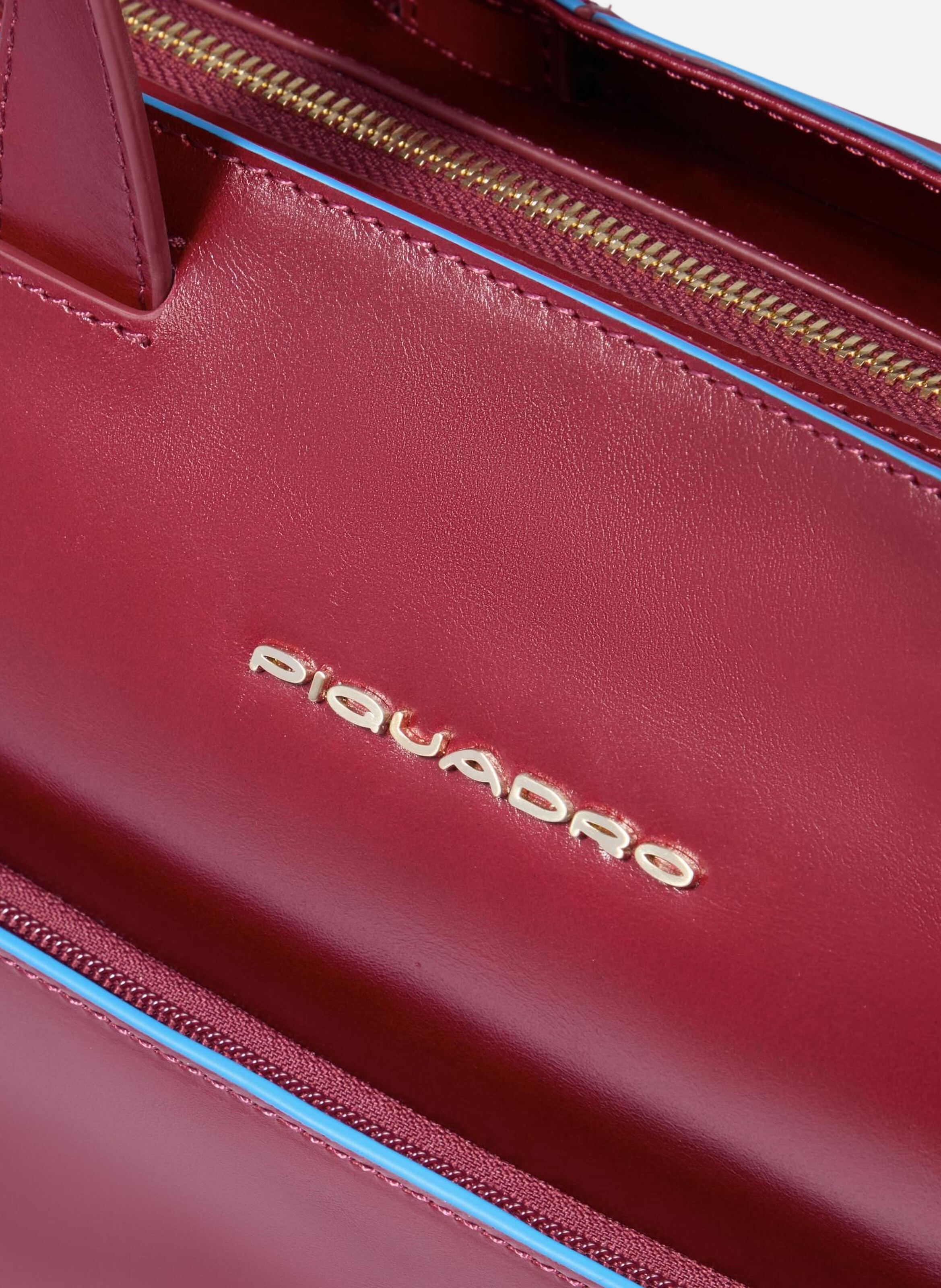 Cabas d'ordinateur femme 15,6" PIQUADRO Rouge