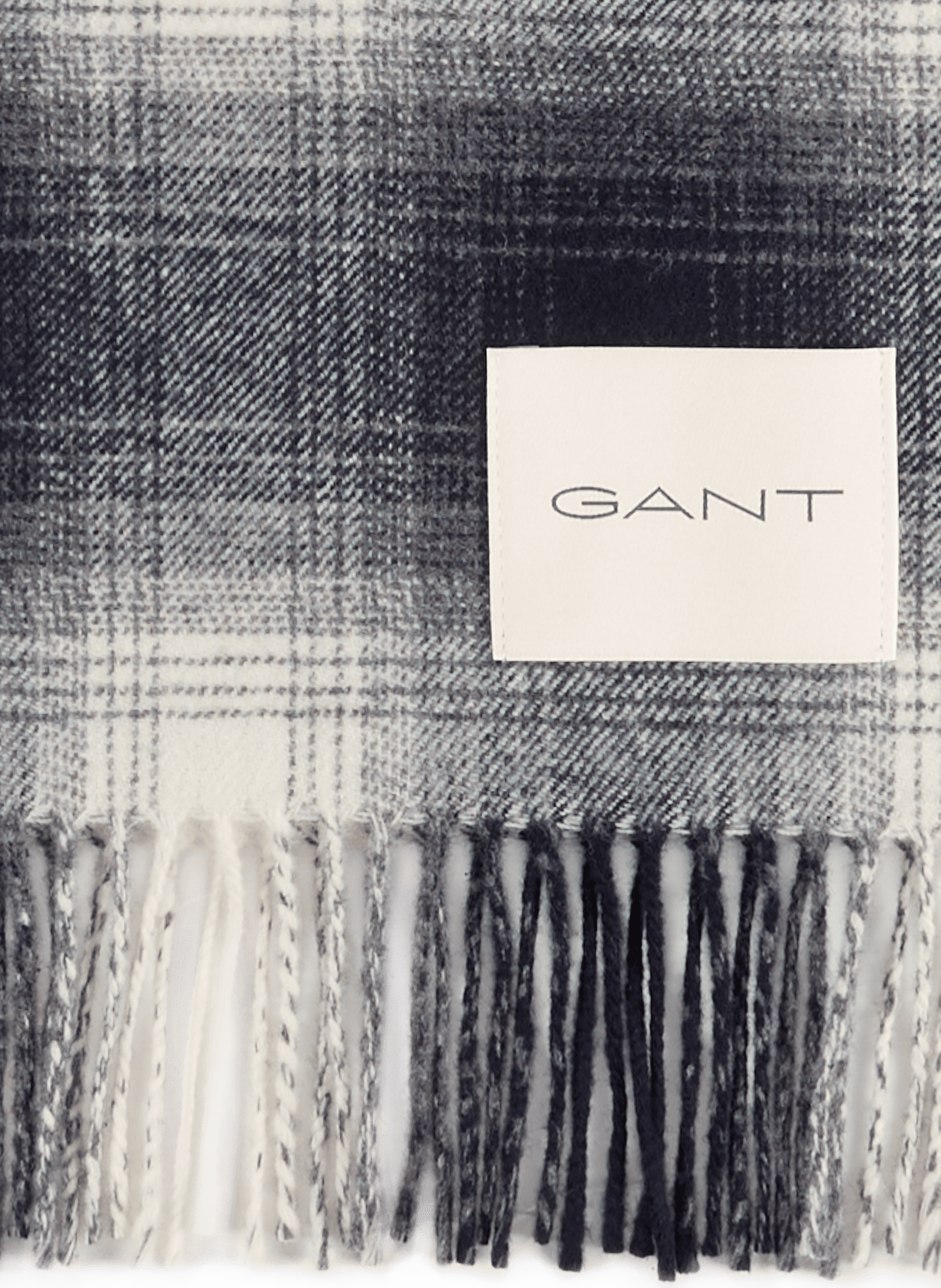 Printed wool scarf  GANT Blue