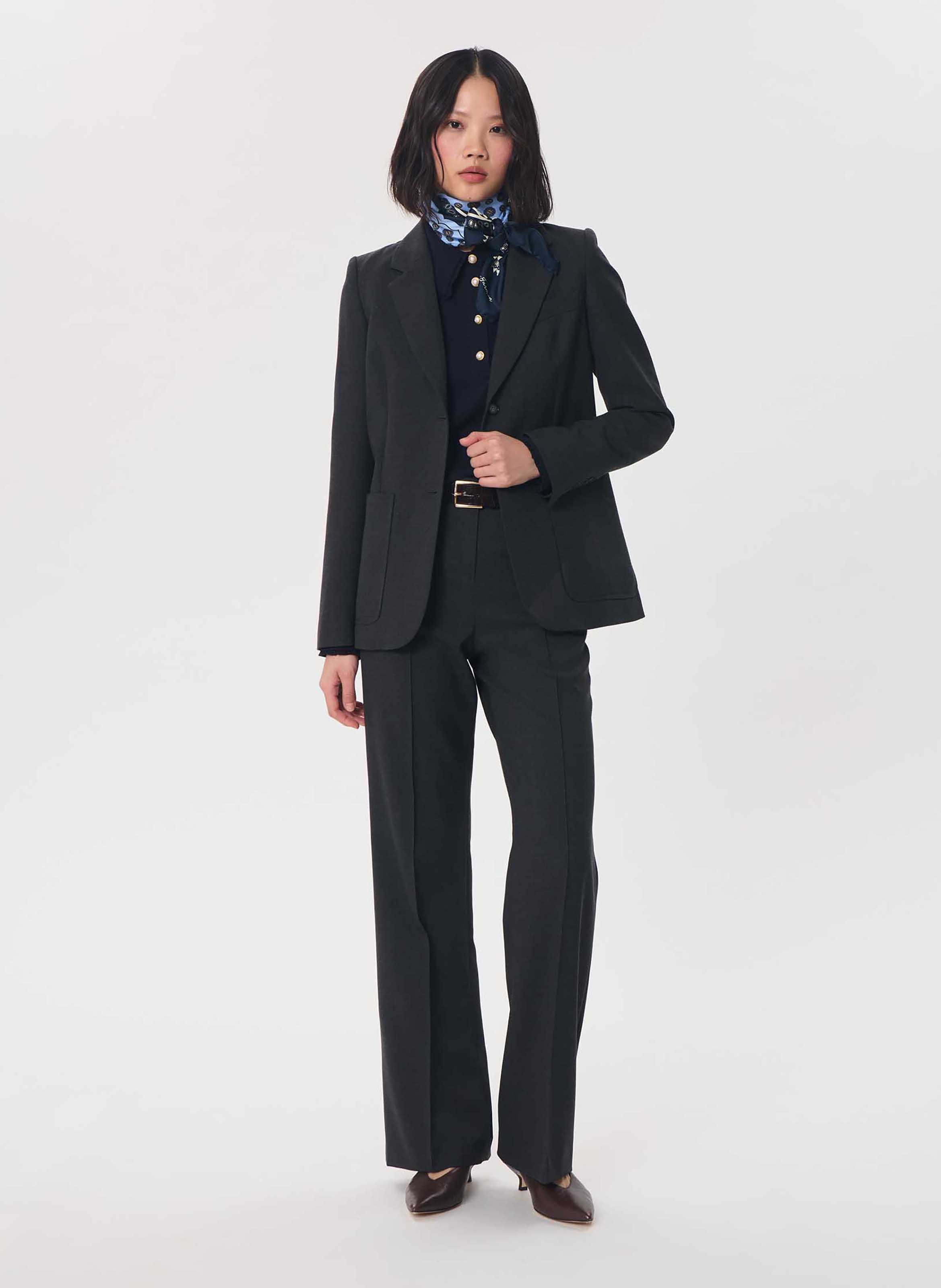 Pantalon premier TARA JARMON Gris