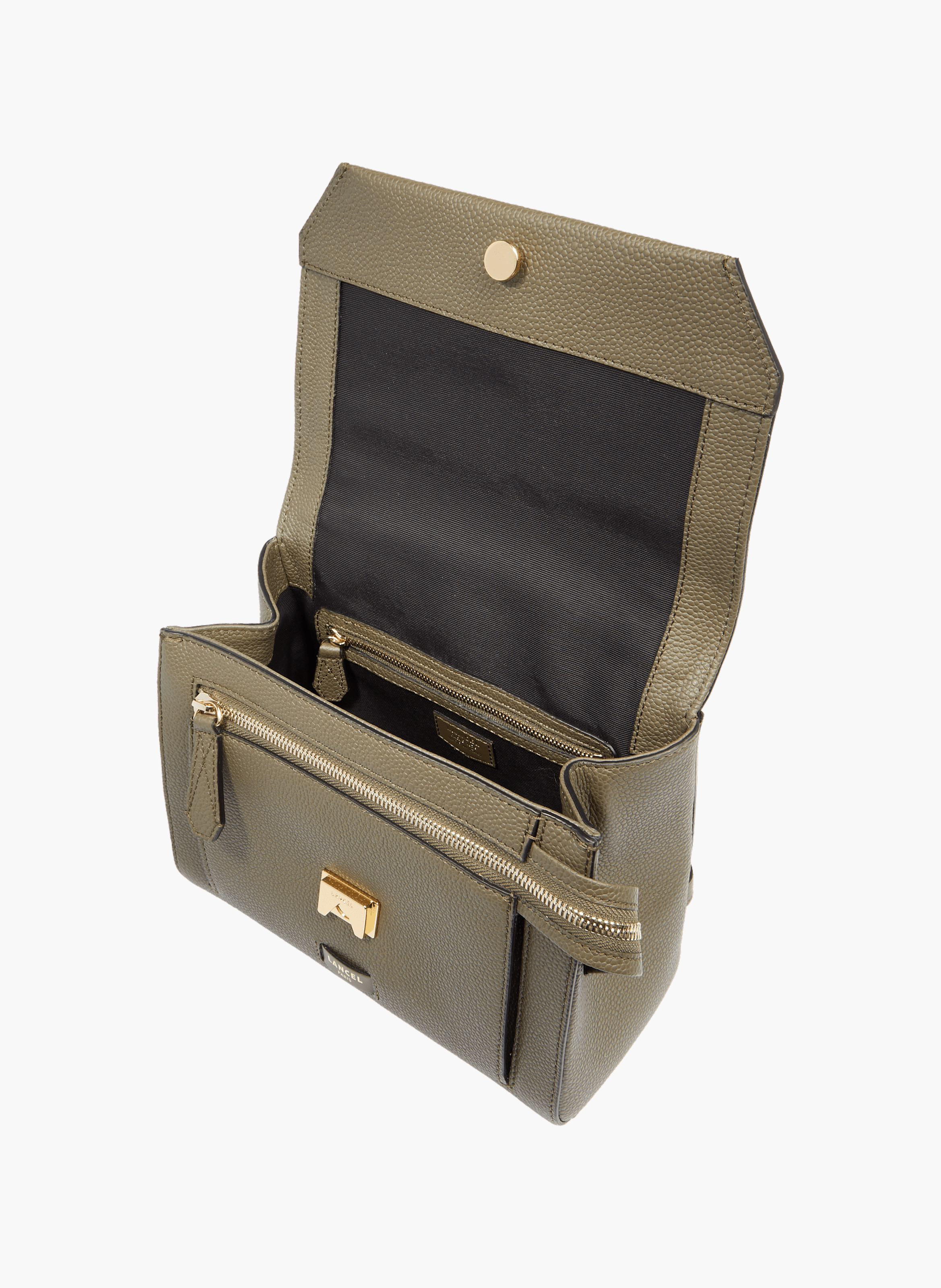 Schoudertas met flap van Lancel in leer | Groen LANCEL Dames