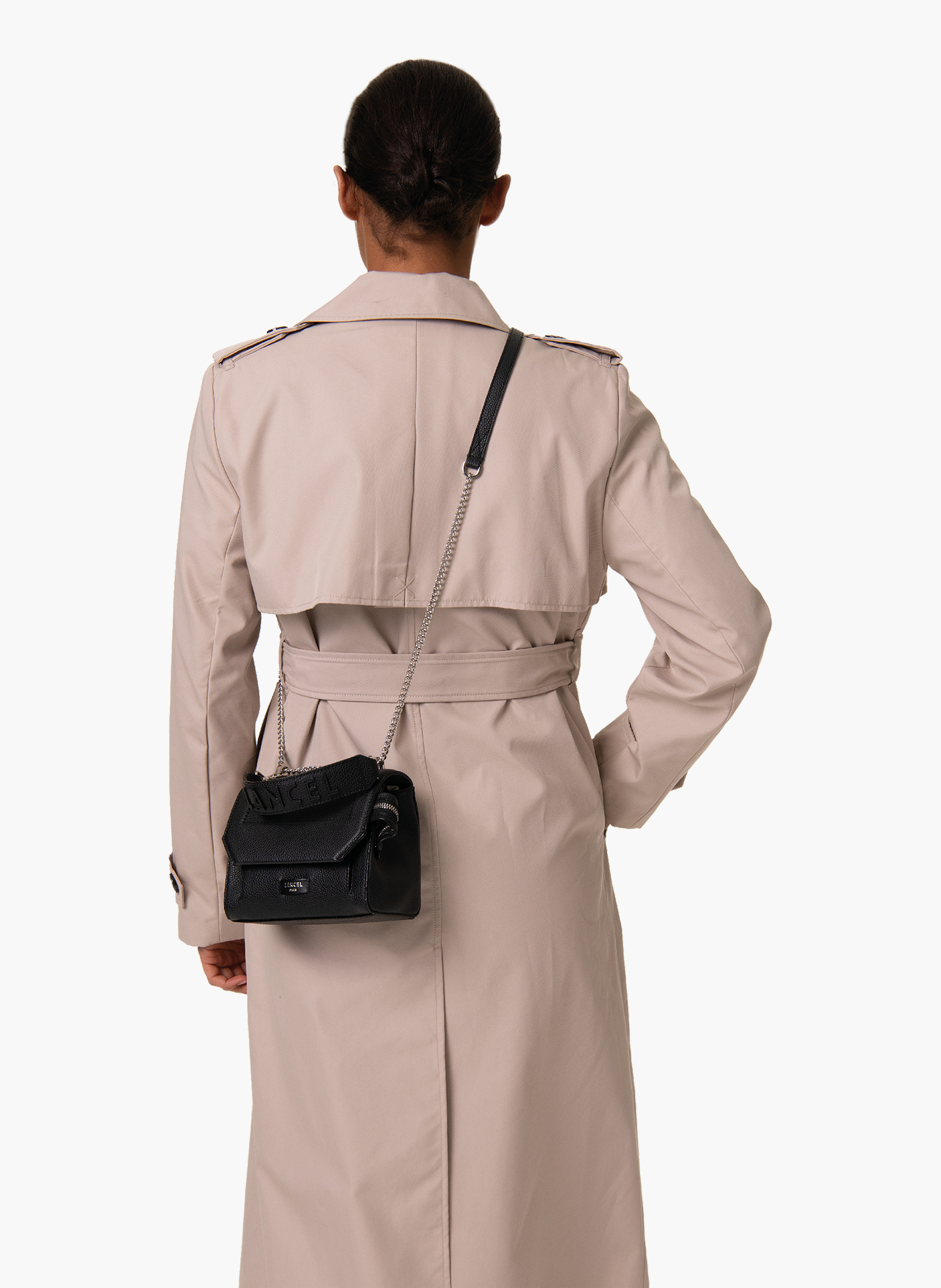 Sac rabat s ninon de lancel en cuir | Noir LANCEL Femme