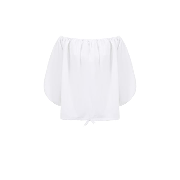 Top manches ballon en coton