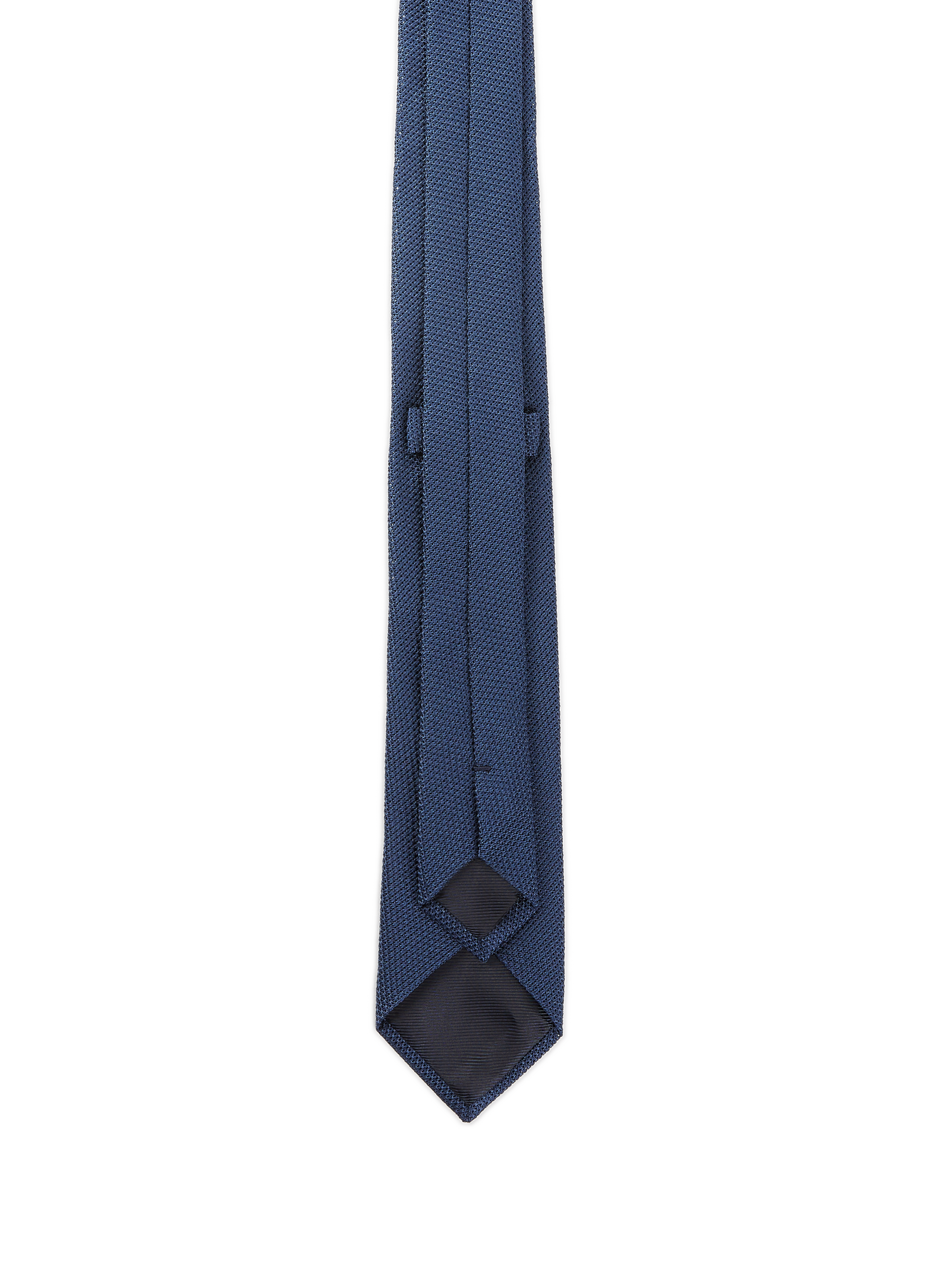 Cravate en piqué de soie