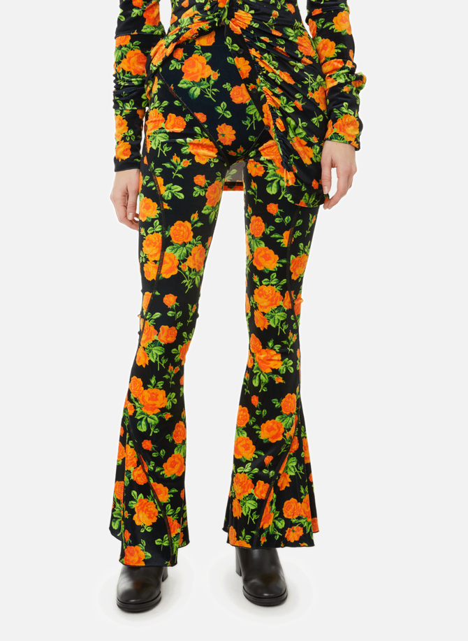 Flared floral-print trousers RICHARD QUINN