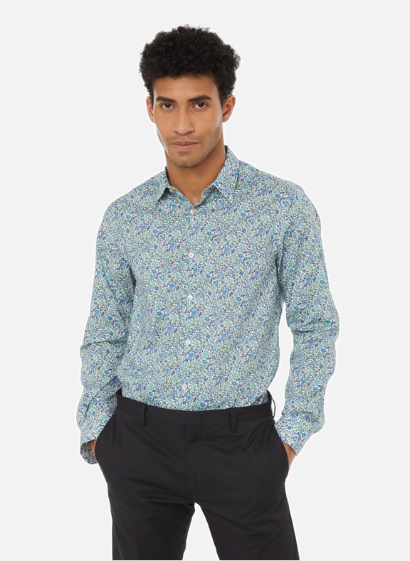 Chemise à imprimé en coton biologique Multicolore by PAUL SMITH PAUL SMITH Chemise à imprimé en coton biologique Multicolore