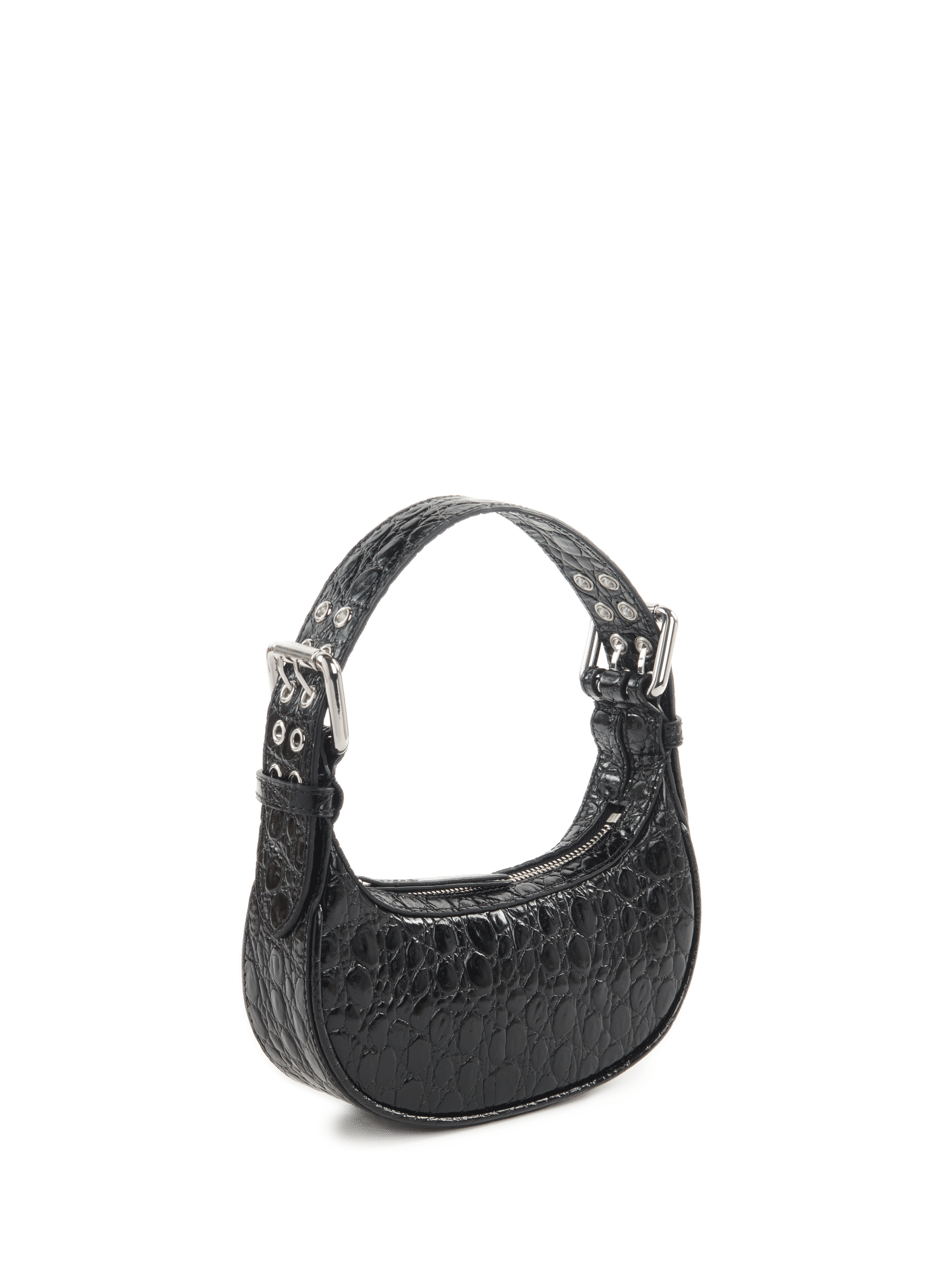 Mini sac à maiin Soho en cuir BY FAR Noir