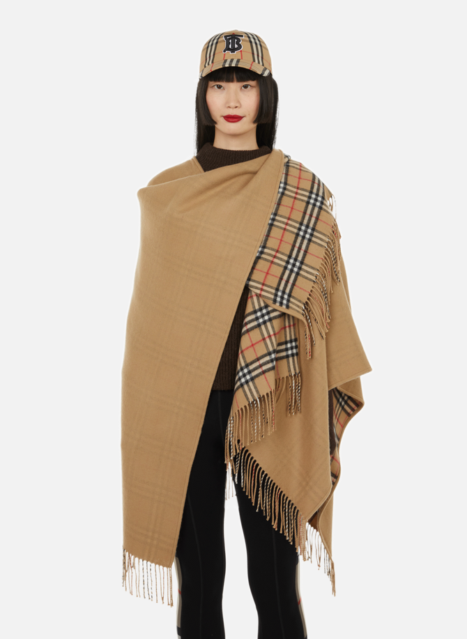 Reversible wool cape   BURBERRY