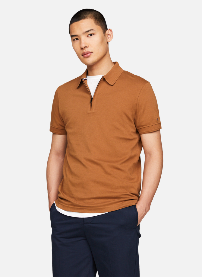 TOMMY HILFIGER Zip-Neck Polo Shirt