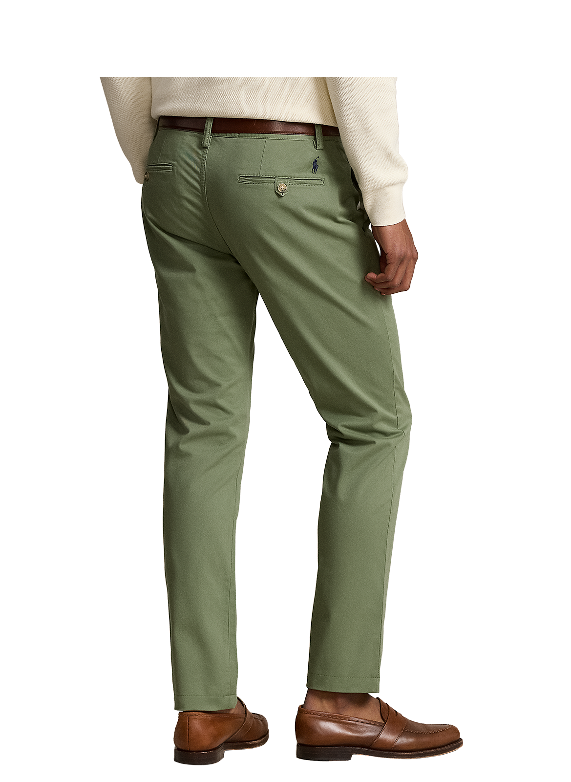 Bedford slim-fit cotton trousers POLO RALPH LAUREN Green