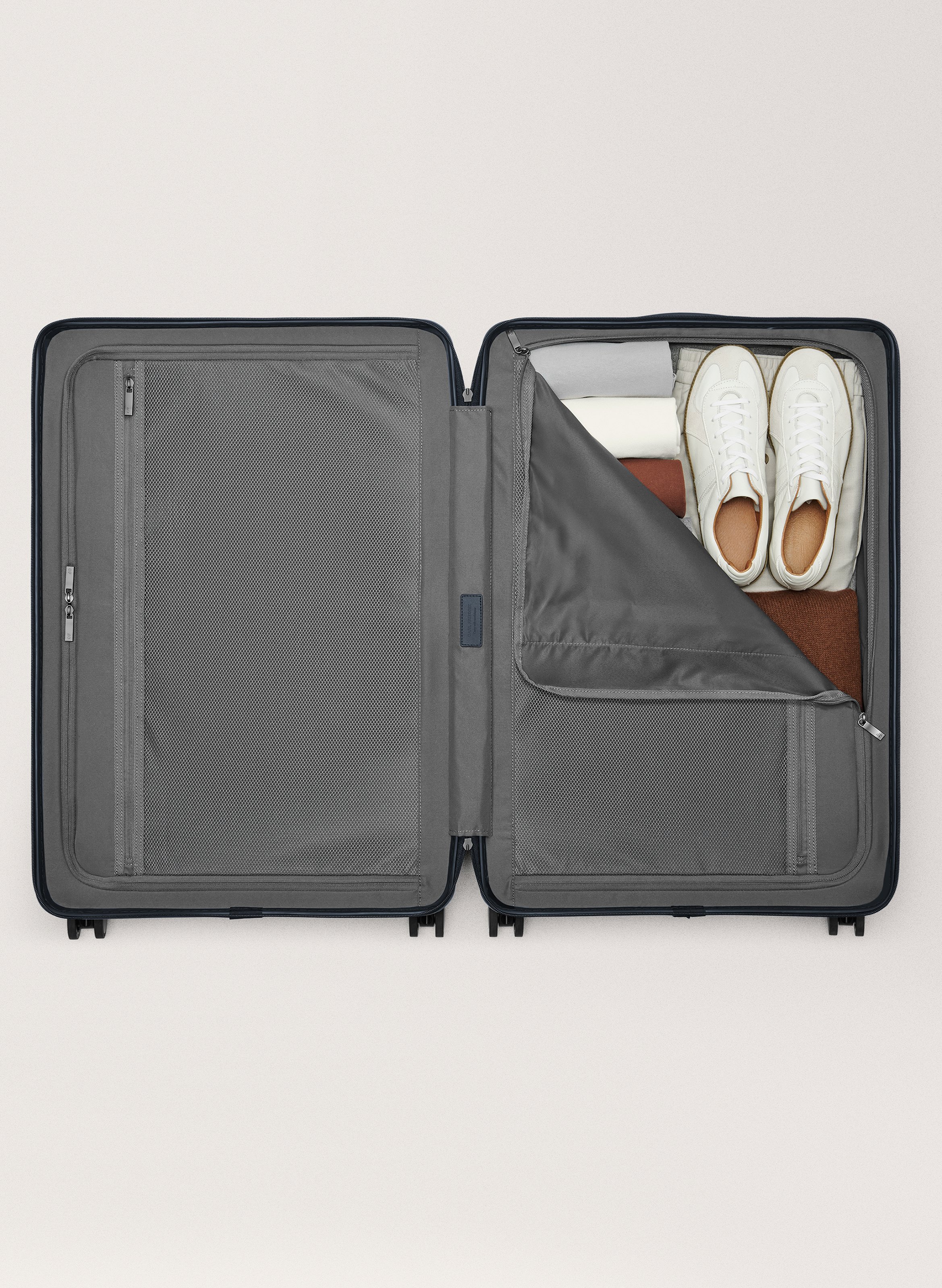 Valise 'the large check-in' en polycarbonate à fermeture zippée CARL FRIEDRIK Bleu