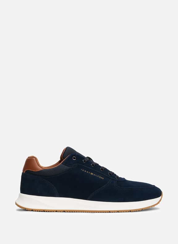Baskets en daim Bleu by TOMMY HILFIGER TOMMY HILFIGER Baskets en daim Bleu