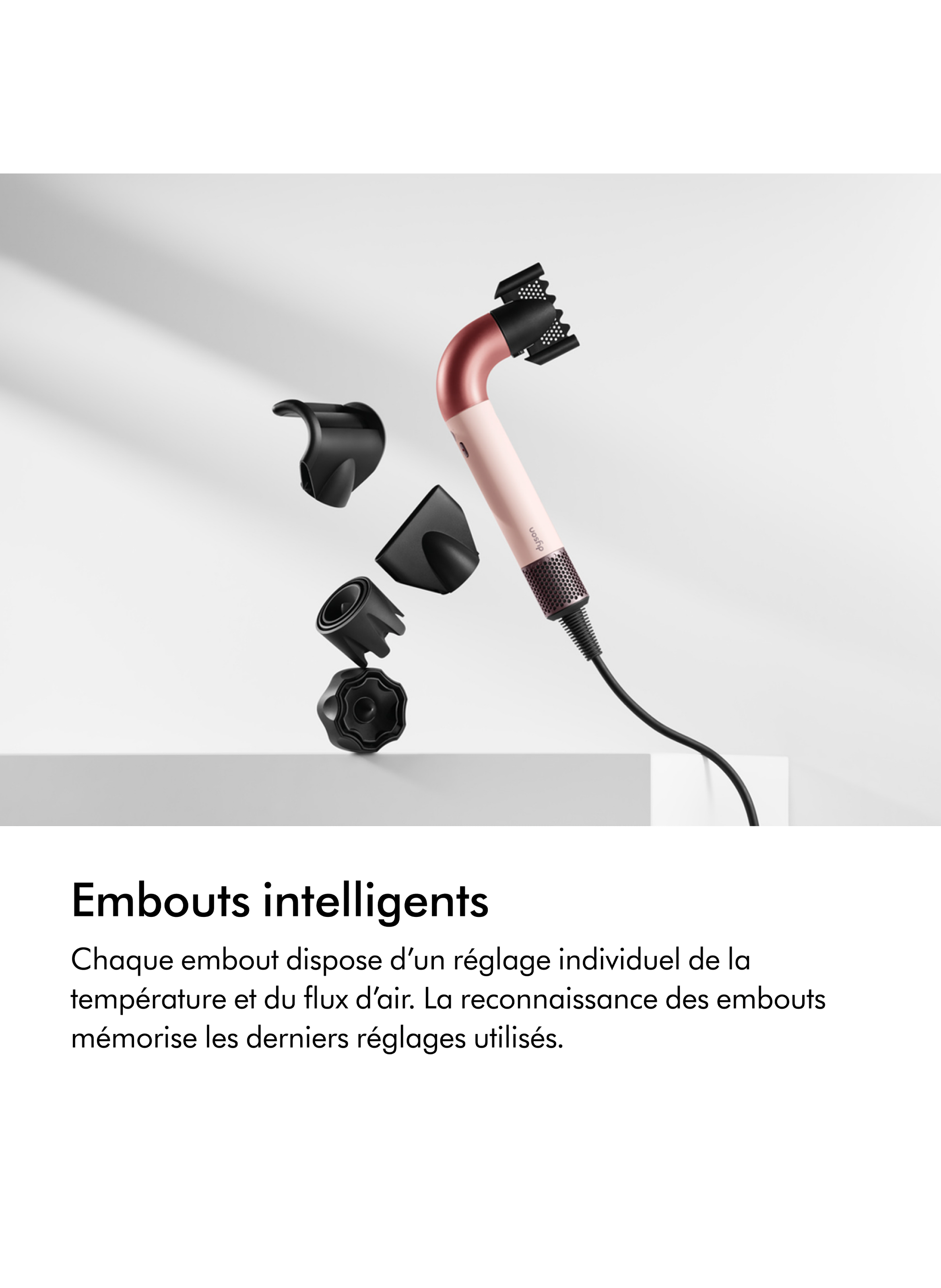 Supersonic R™ Straight to Wavy Hair Rose Gold and Ceramic DYSON No color