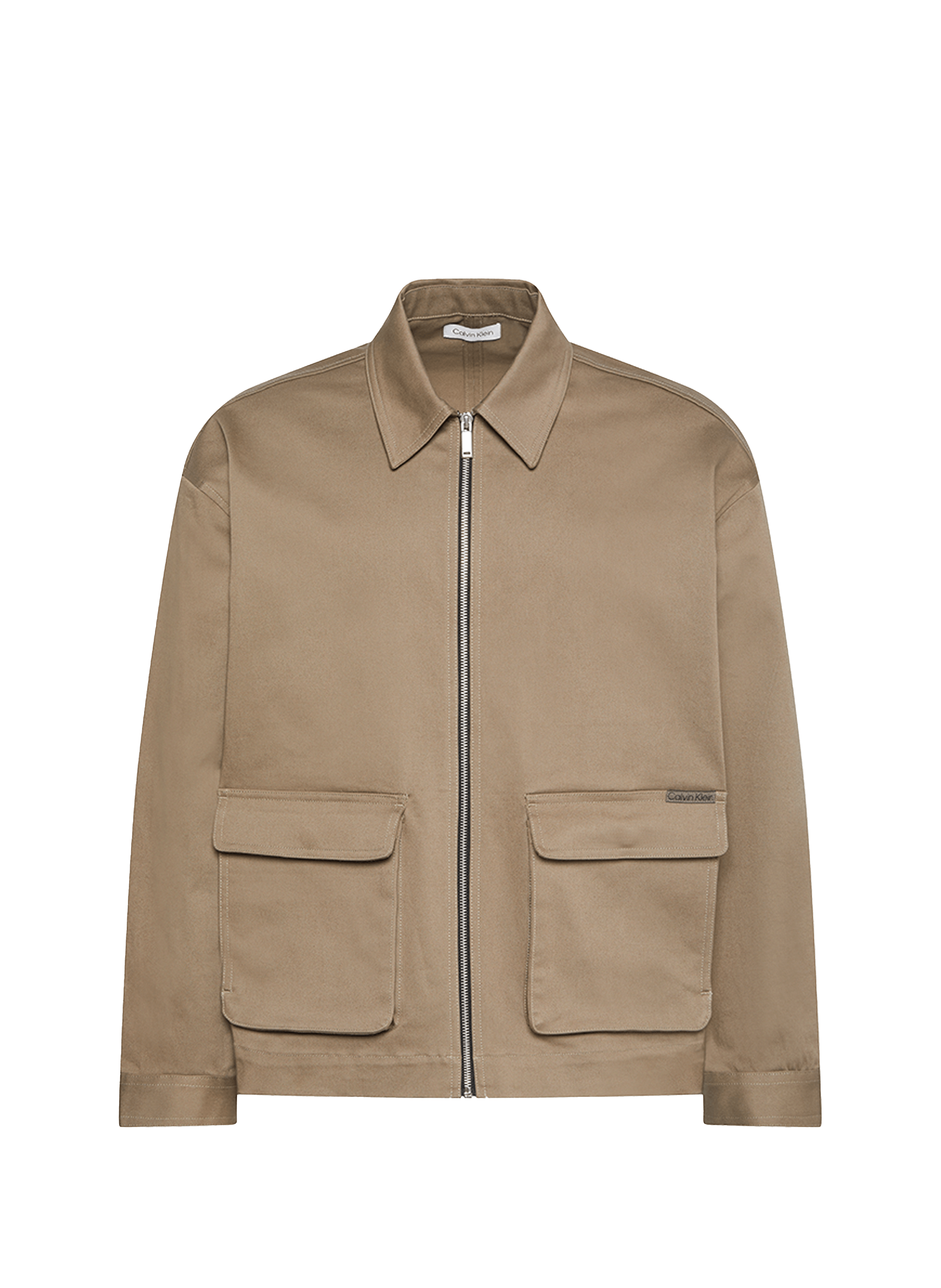 CALVIN KLEIN Cotton blend Jacket Brown