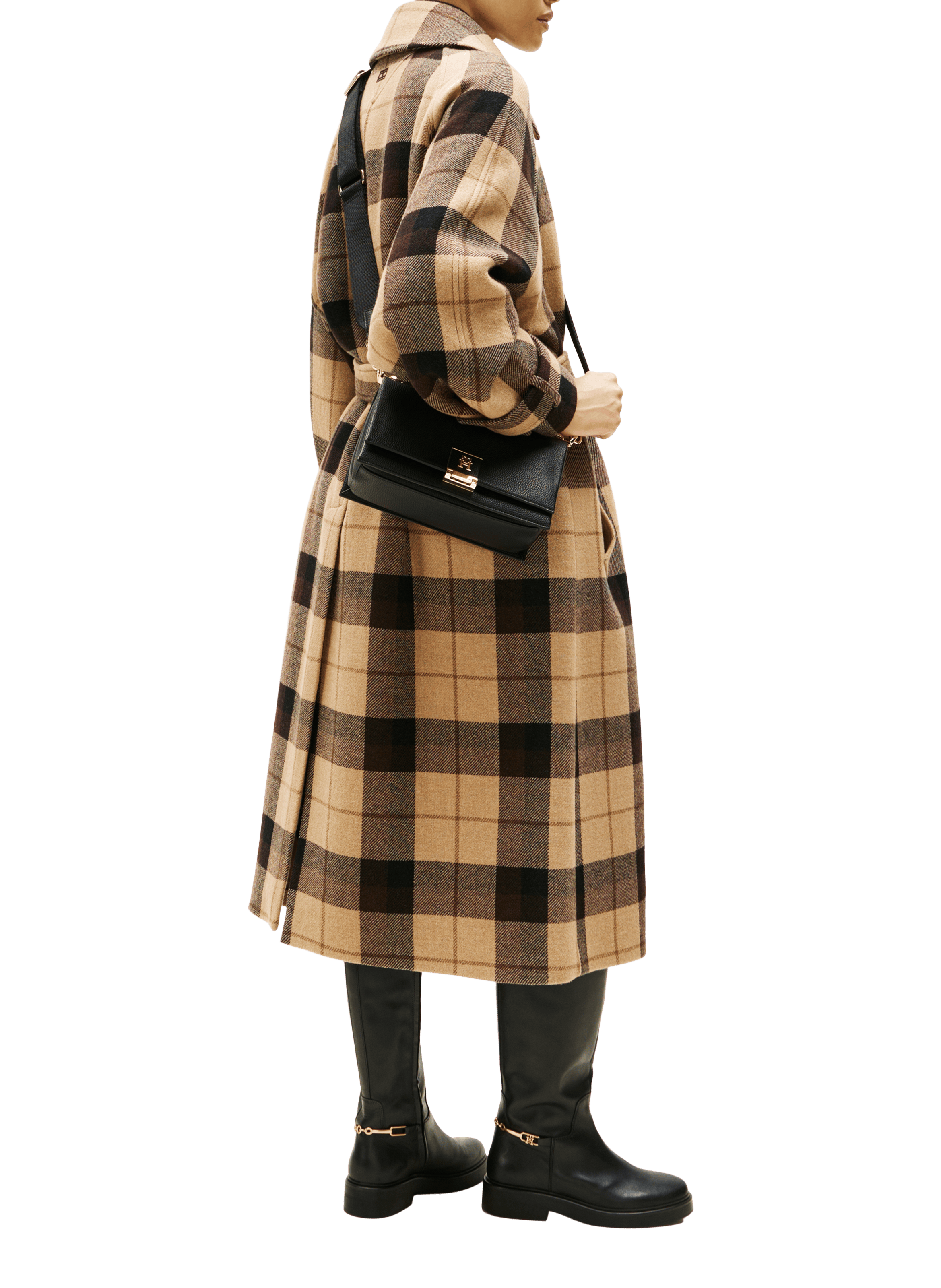 Sac à bandoulière effet grainé  TOMMY HILFIGER Noir