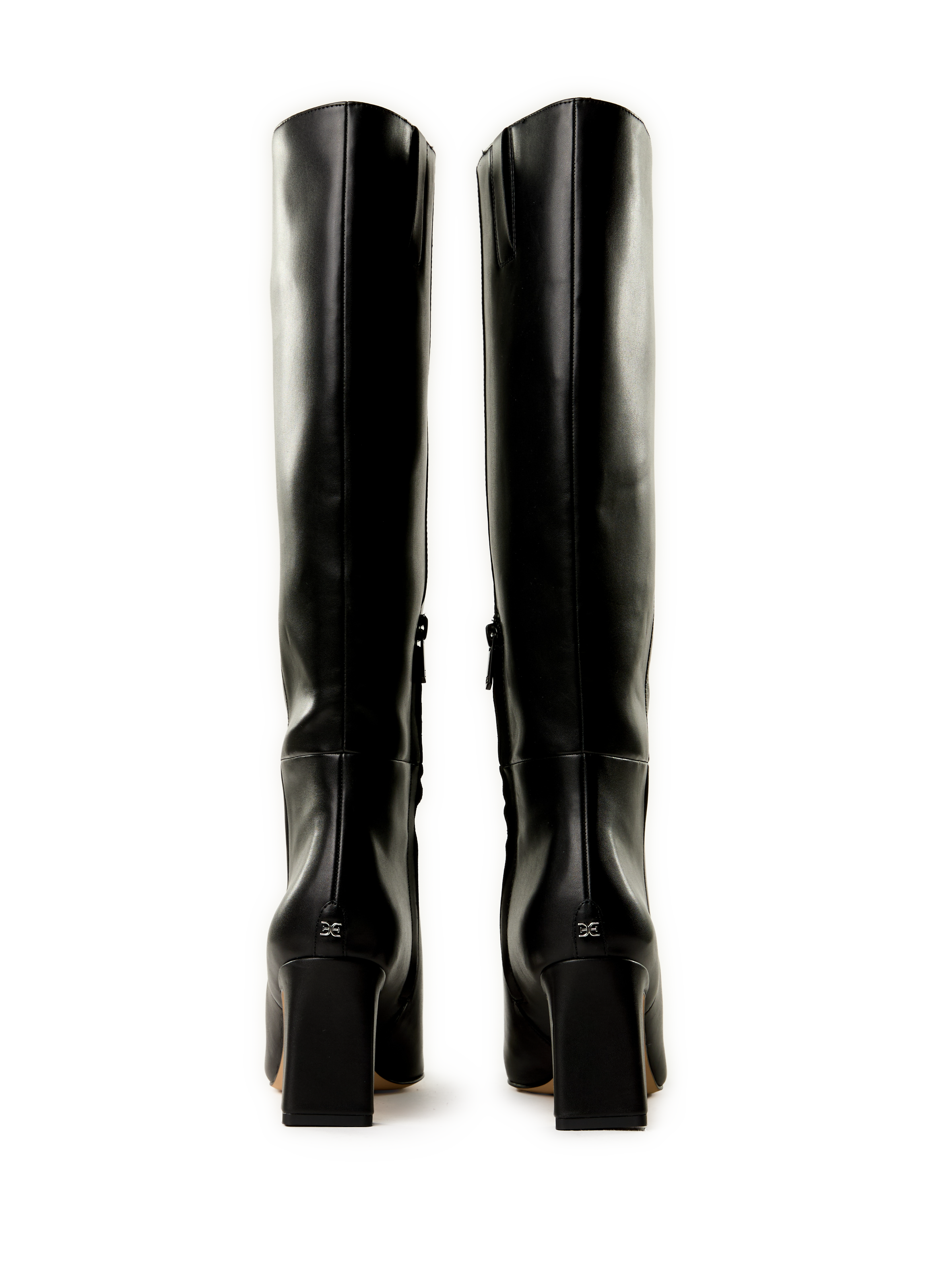 Bottes en cuir mélangé SAM EDELMAN Noir