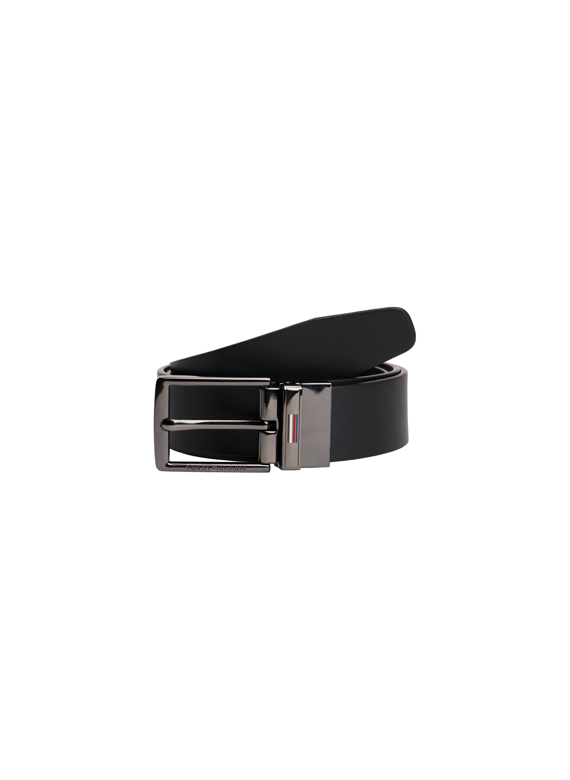 Reversible leather belt gift set TOMMY HILFIGER Black