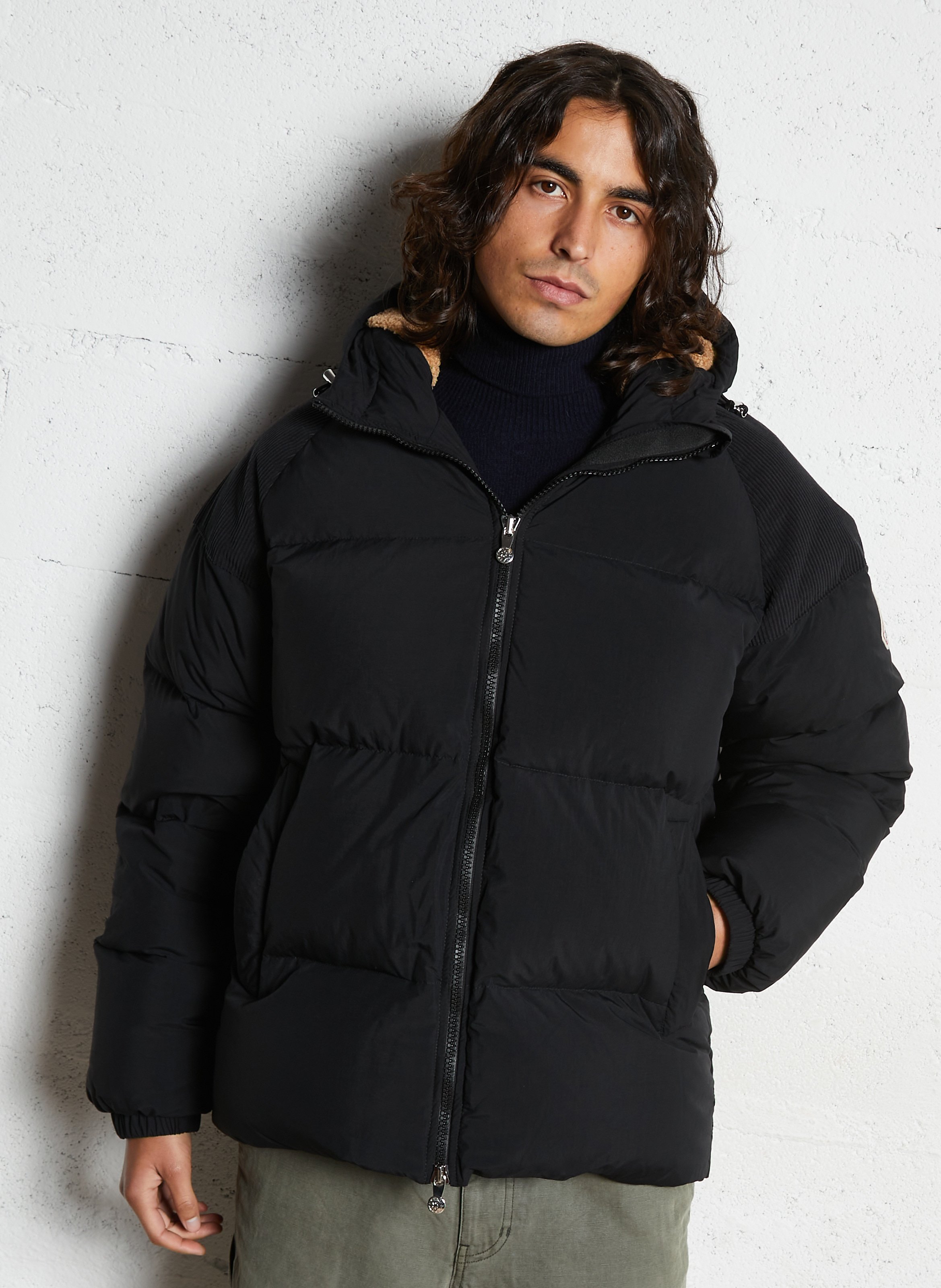 Doudoune oversize retro sten PYRENEX Noir