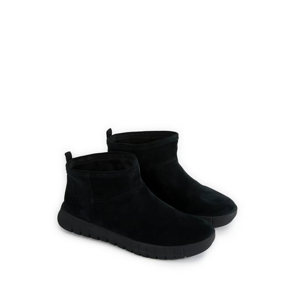 Geox Boots aspect daim en cuir