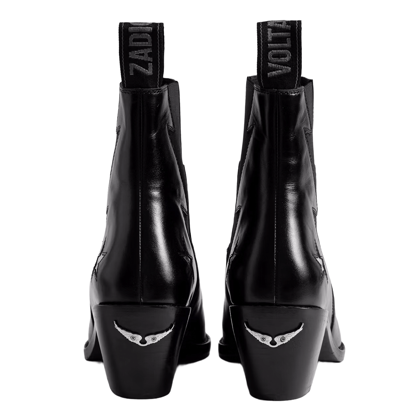 Bottines en cuir tyler ZADIG&VOLTAIRE Noir