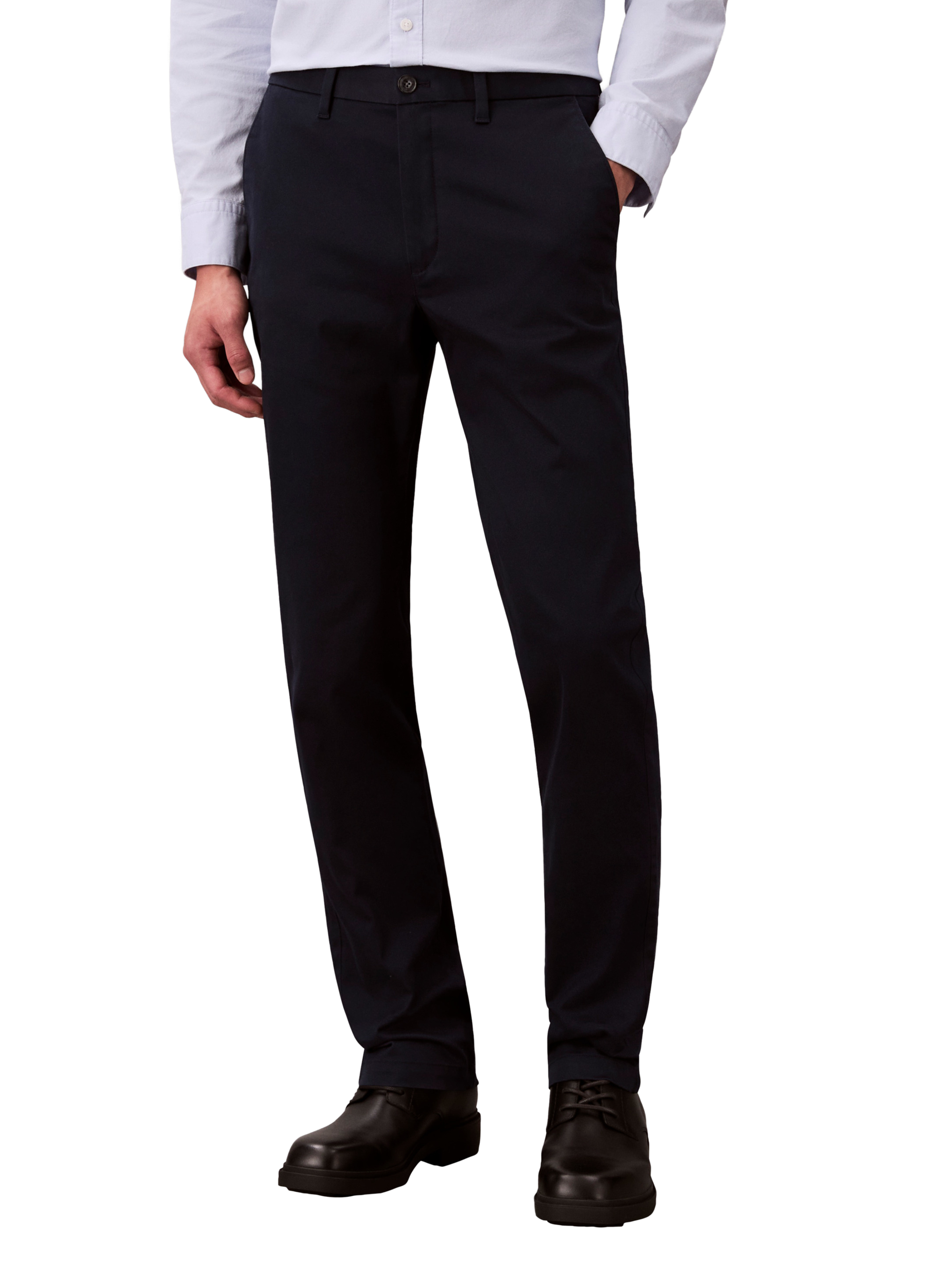 Pantalon slim chino CALVIN KLEIN Bleu