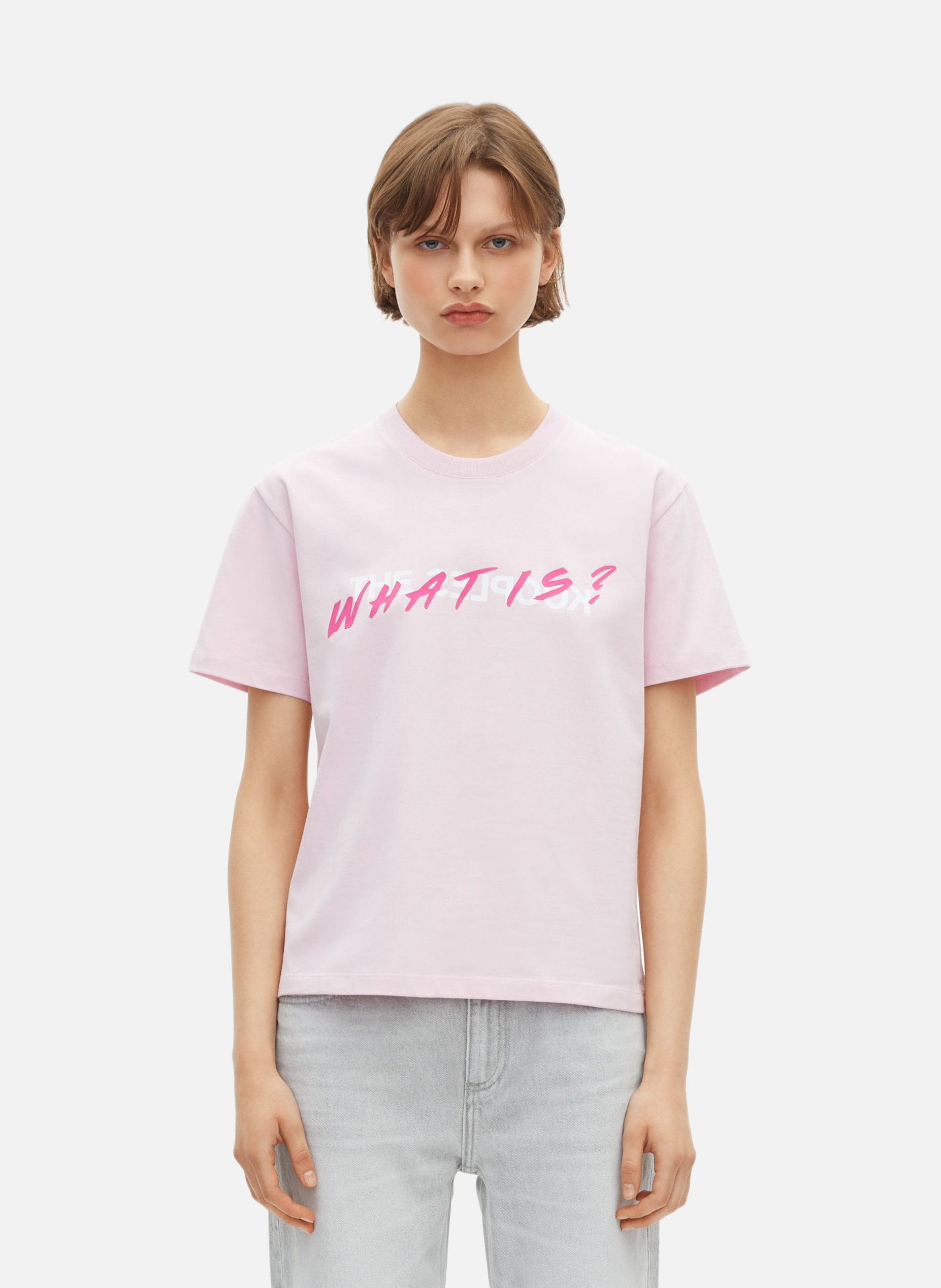 T-shirt en coton What Is THE KOOPLES Rose
