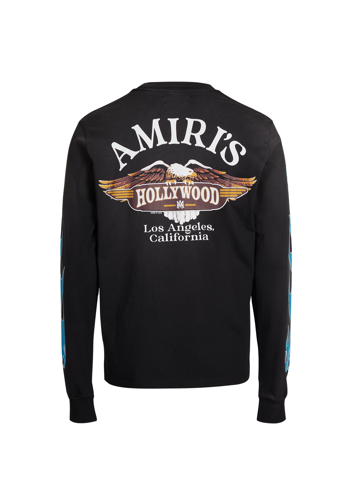 Long-sleeve printed cotton t-shirt AMIRI Black