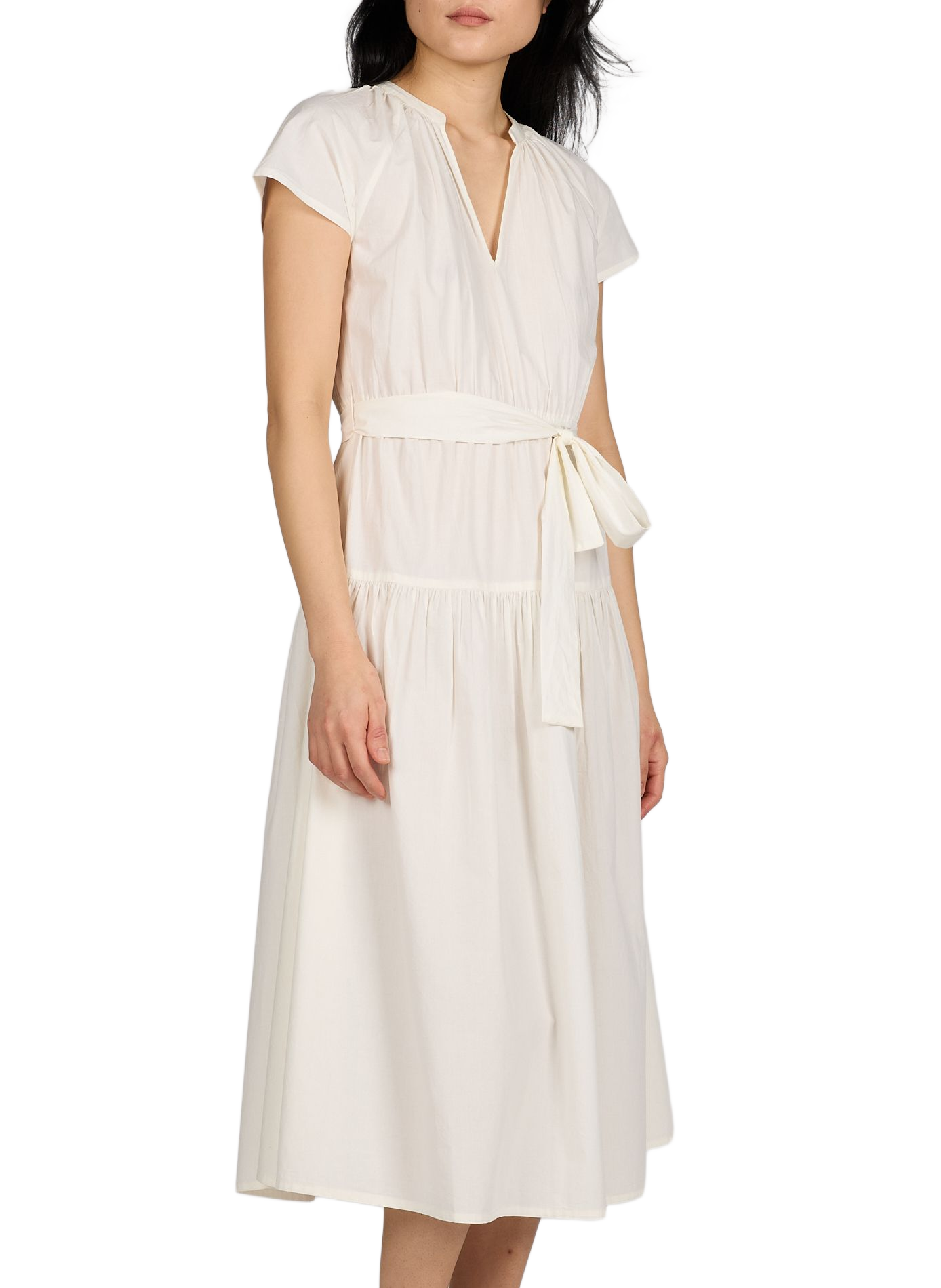 Robe Rachel en coton  PETITE MENDIGOTE Blanc