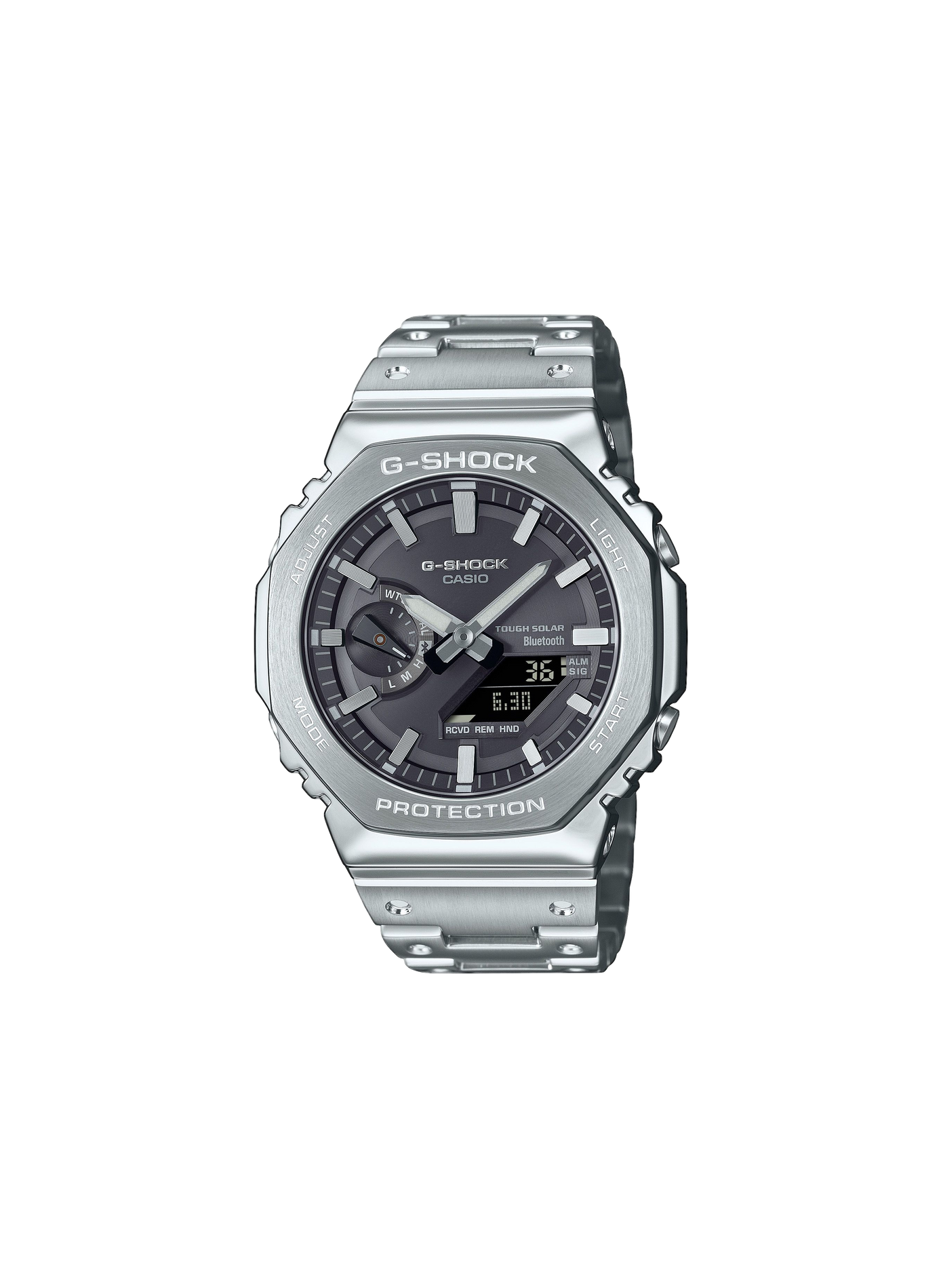 Montre quartz en acier CASIO Argent