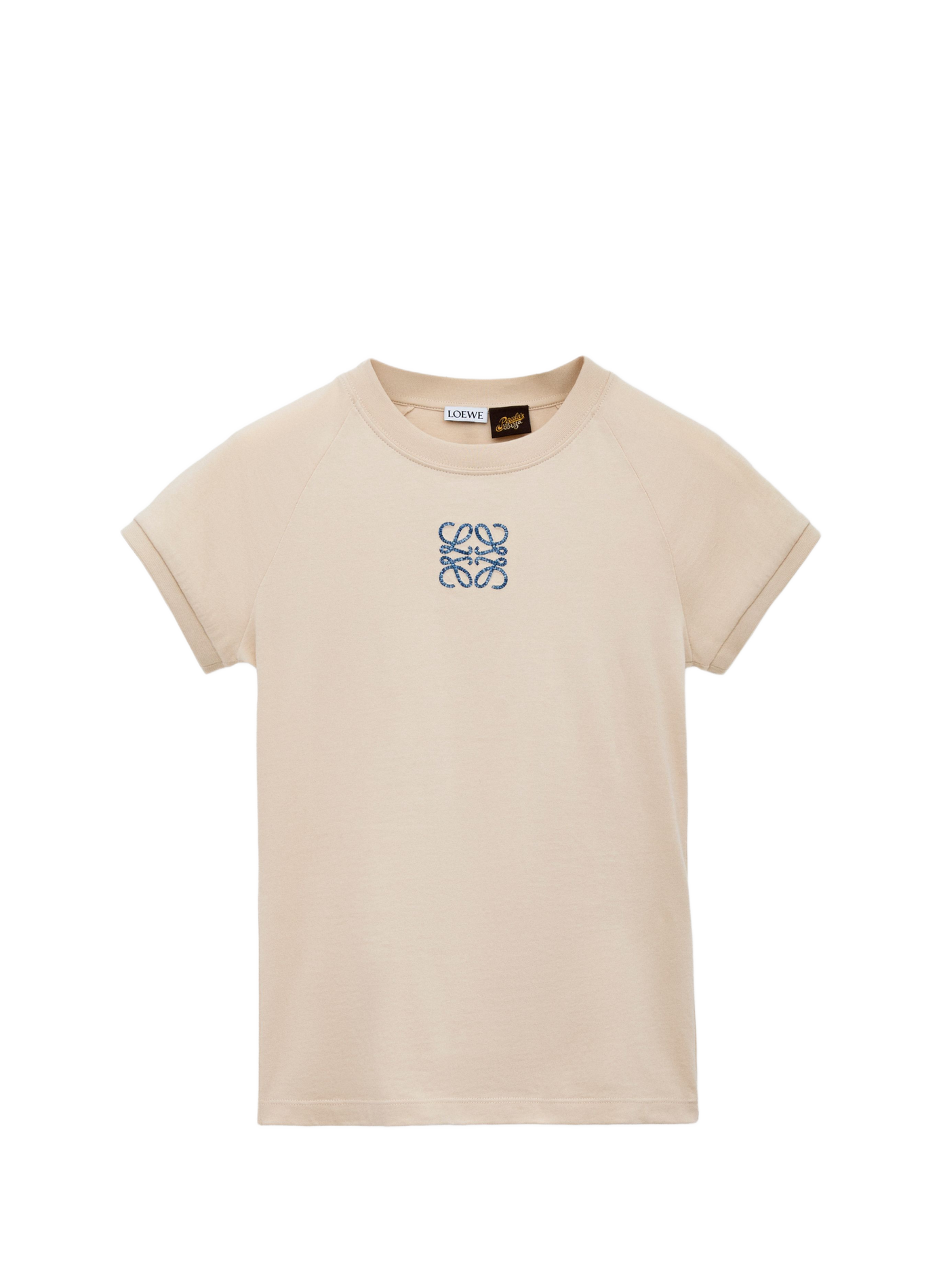 Fitted cotton T-shirt LOEWE Beige