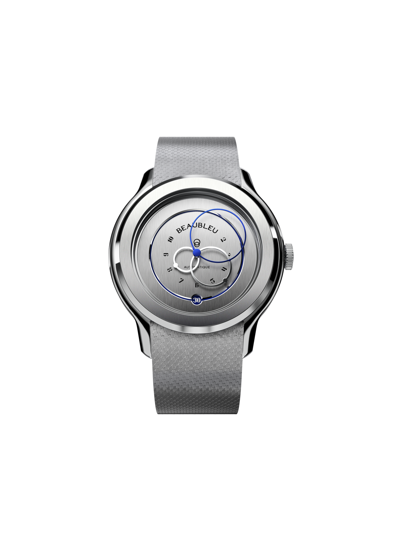 Montre automatique Ecce Vesperal en acier inoxydable BEAUBLEU Argent