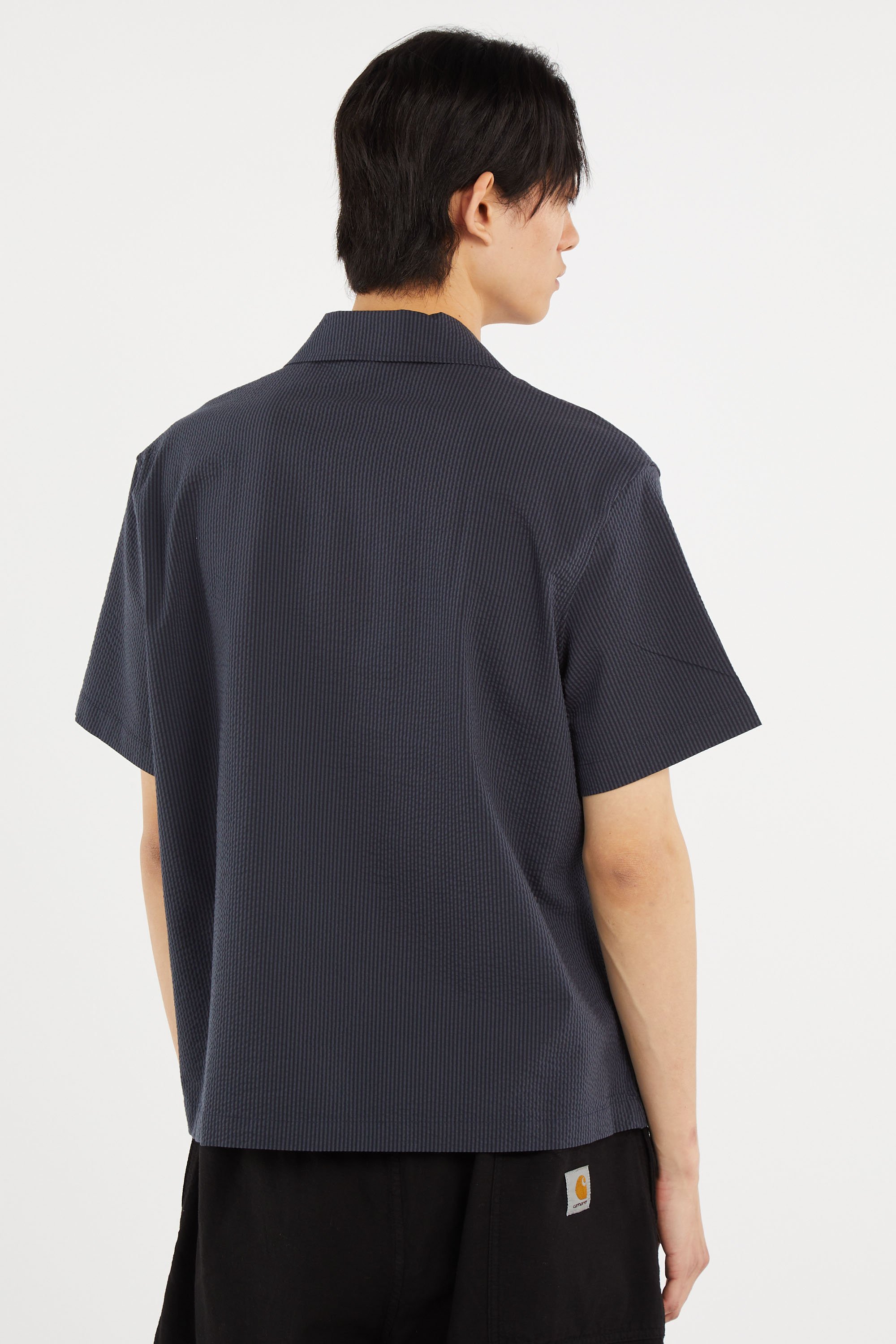 Chemise chemise casual manches co LACOSTE Noir