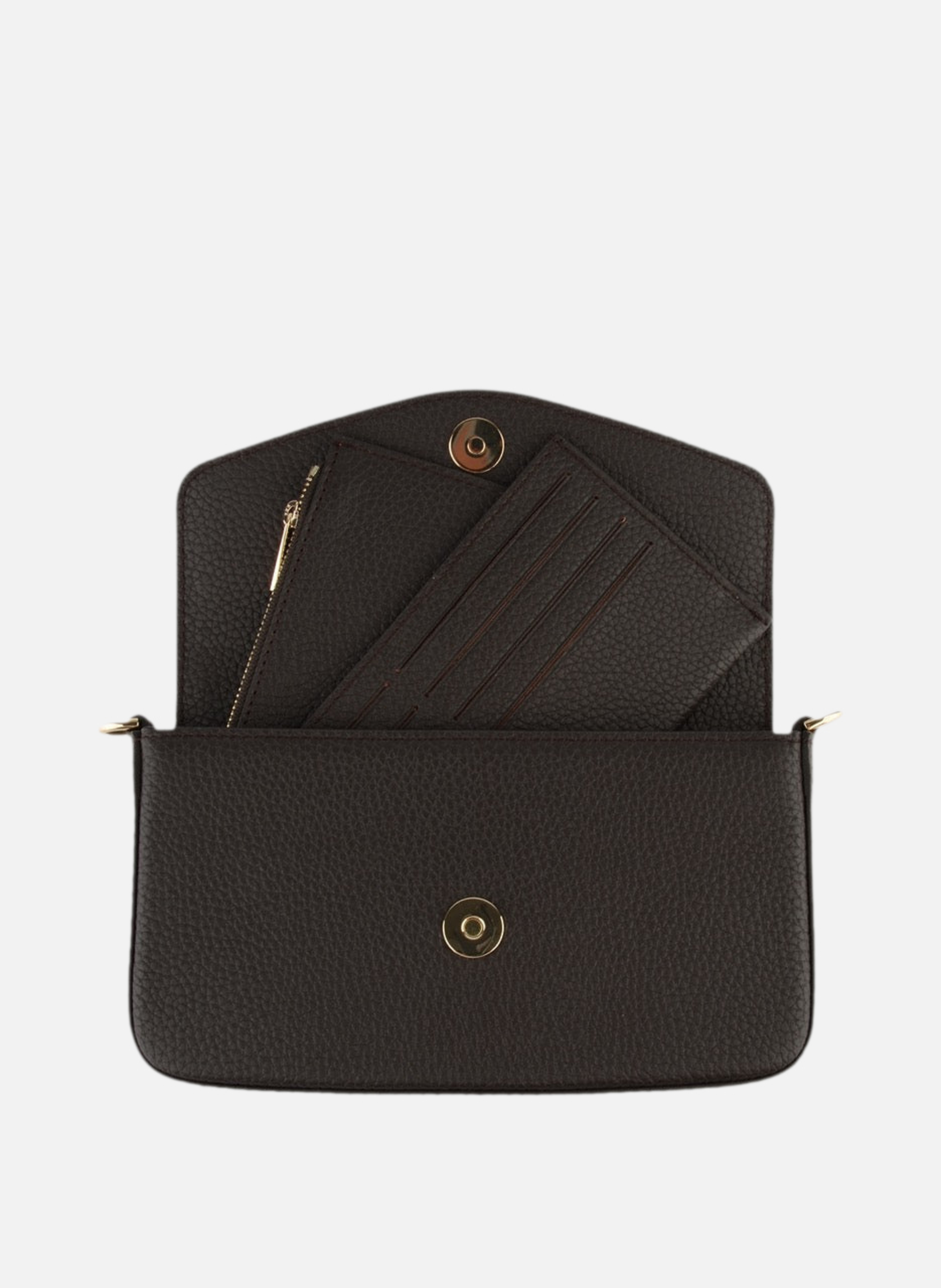 Club | bandoulière de sac en toile coton POURCHET Marron