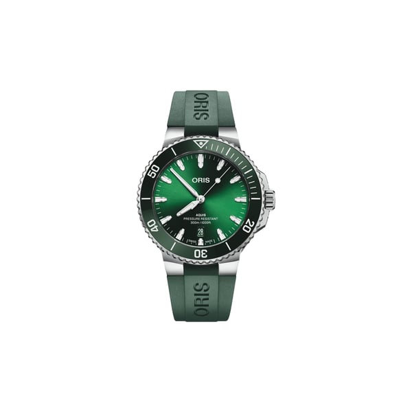 Montre automatique Oris Aquis Date en caoutchouc Montre automatique Oris Aquis Date en caoutchouc