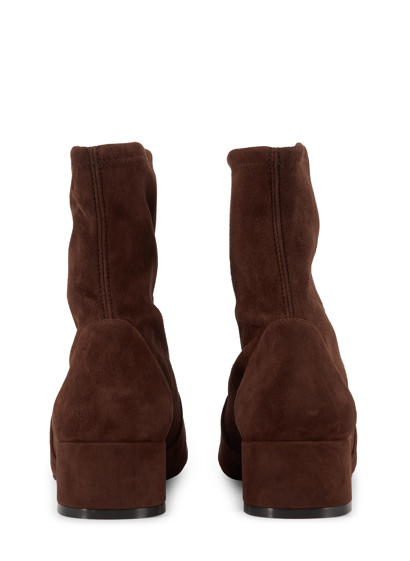 Maeve ankle boots in goat suede leather STUART WEITZMAN Brown