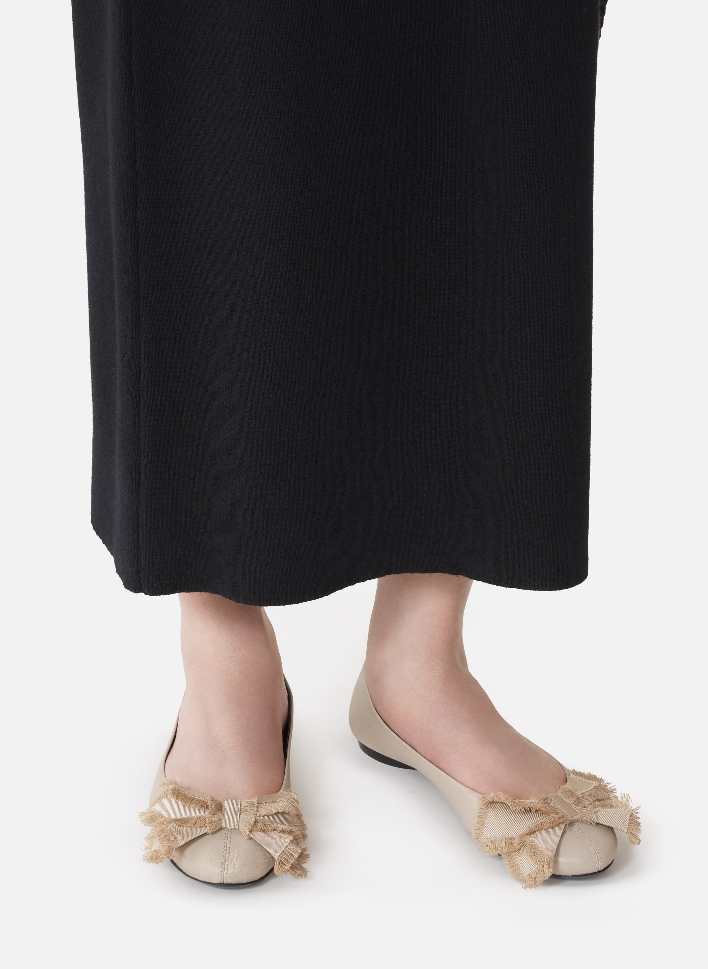 La ballerine noeud LANVIN Beige
