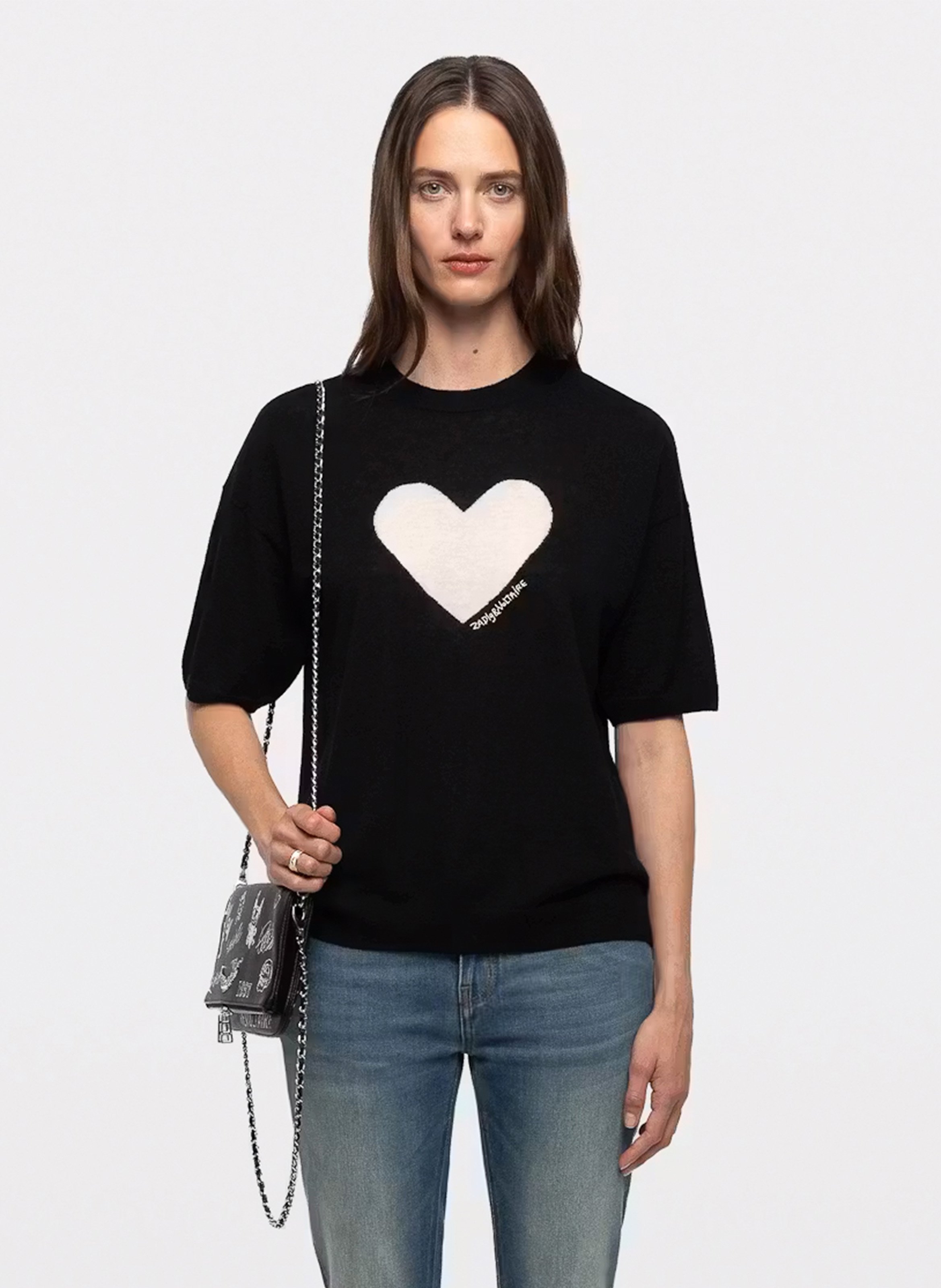 Pull droit en cachemire idaz ZADIG&VOLTAIRE Noir