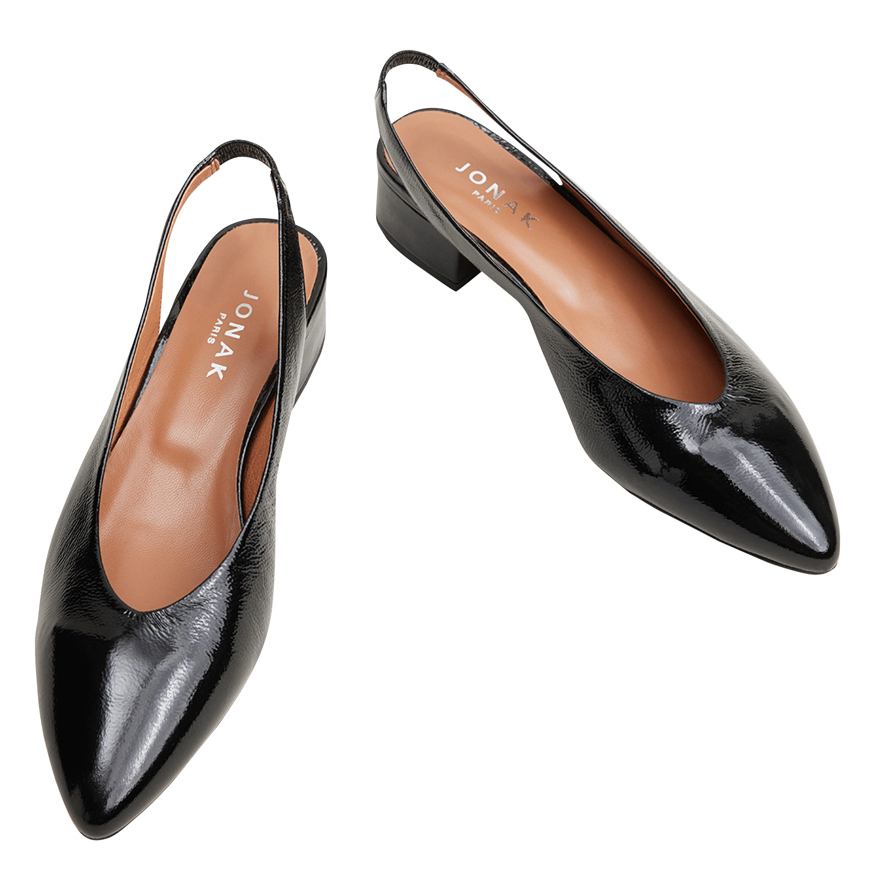 Ballerines en cuir vince JONAK Noir