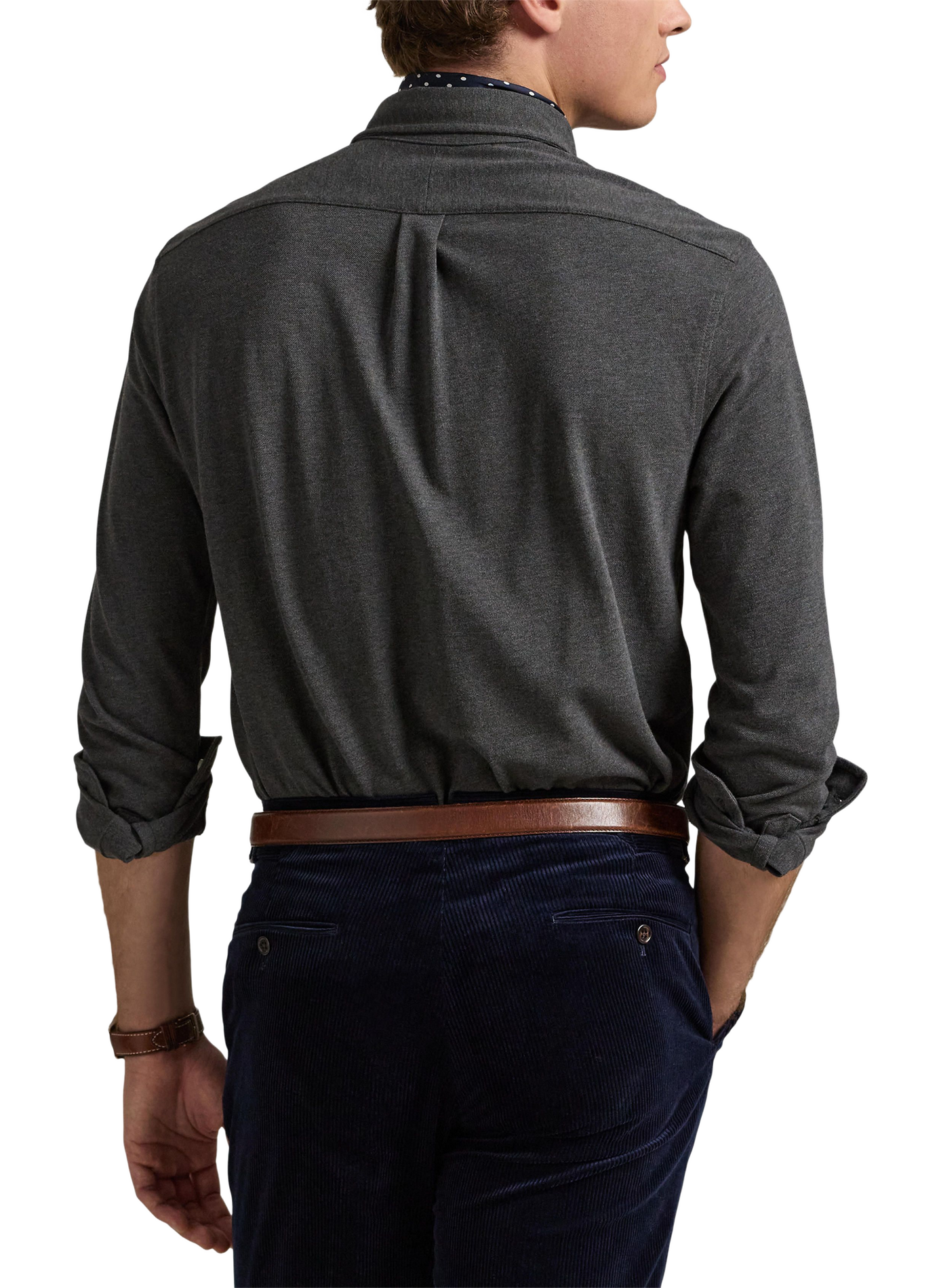 Cotton shirt | Grey POLO RALPH LAUREN Men