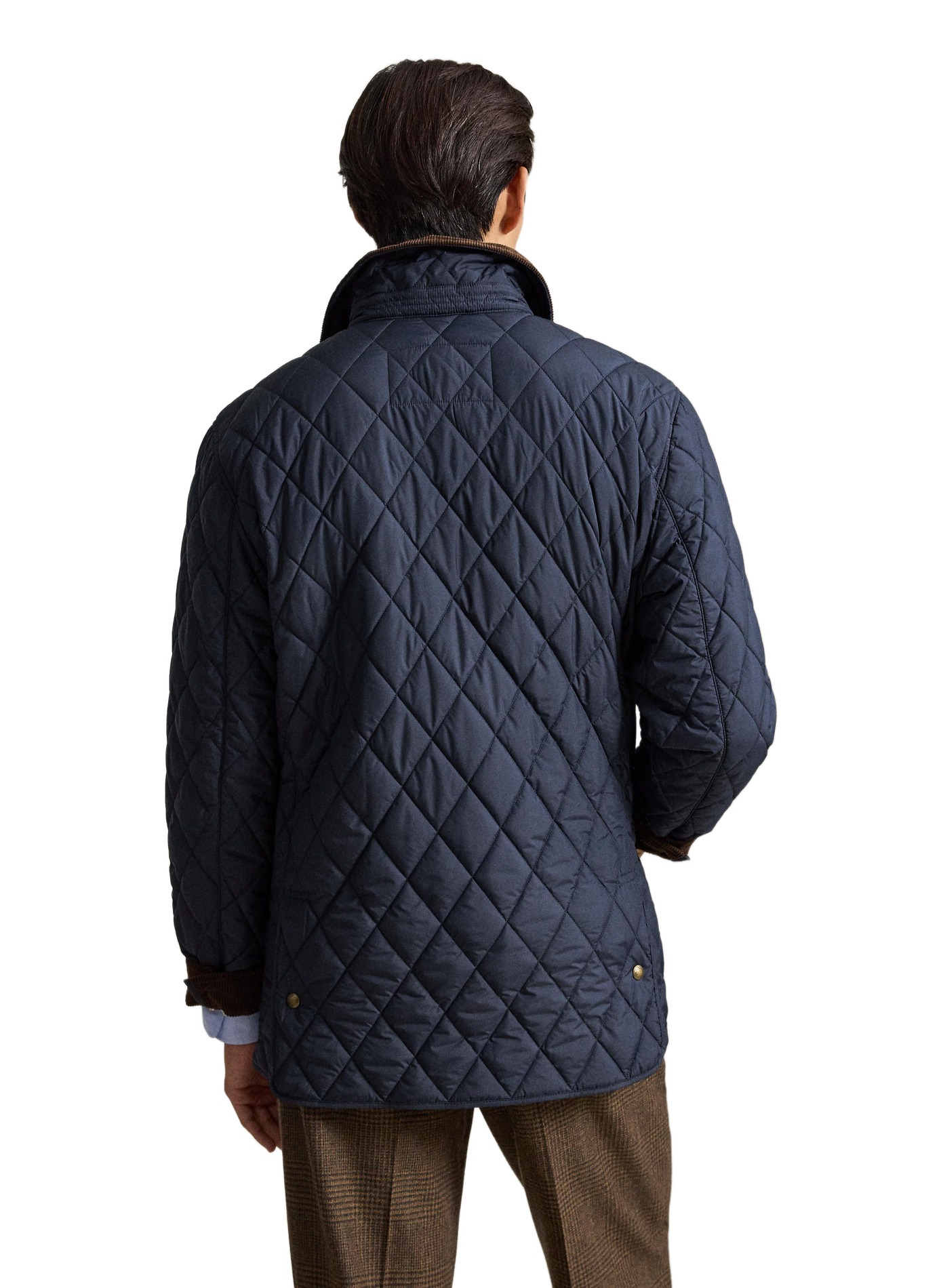 Blouson droit col classique matelassé POLO RALPH LAUREN Bleu