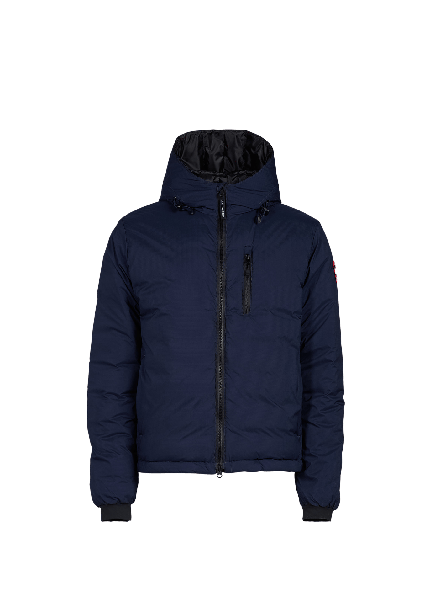 Doudoune Lodge hoody droite col montant à capuche CANADA GOOSE Bleu