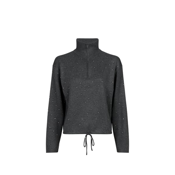Pull droit à strass Pull droit à strass