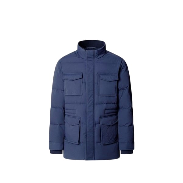 Manteau droit à col montant Manteau droit à col montant