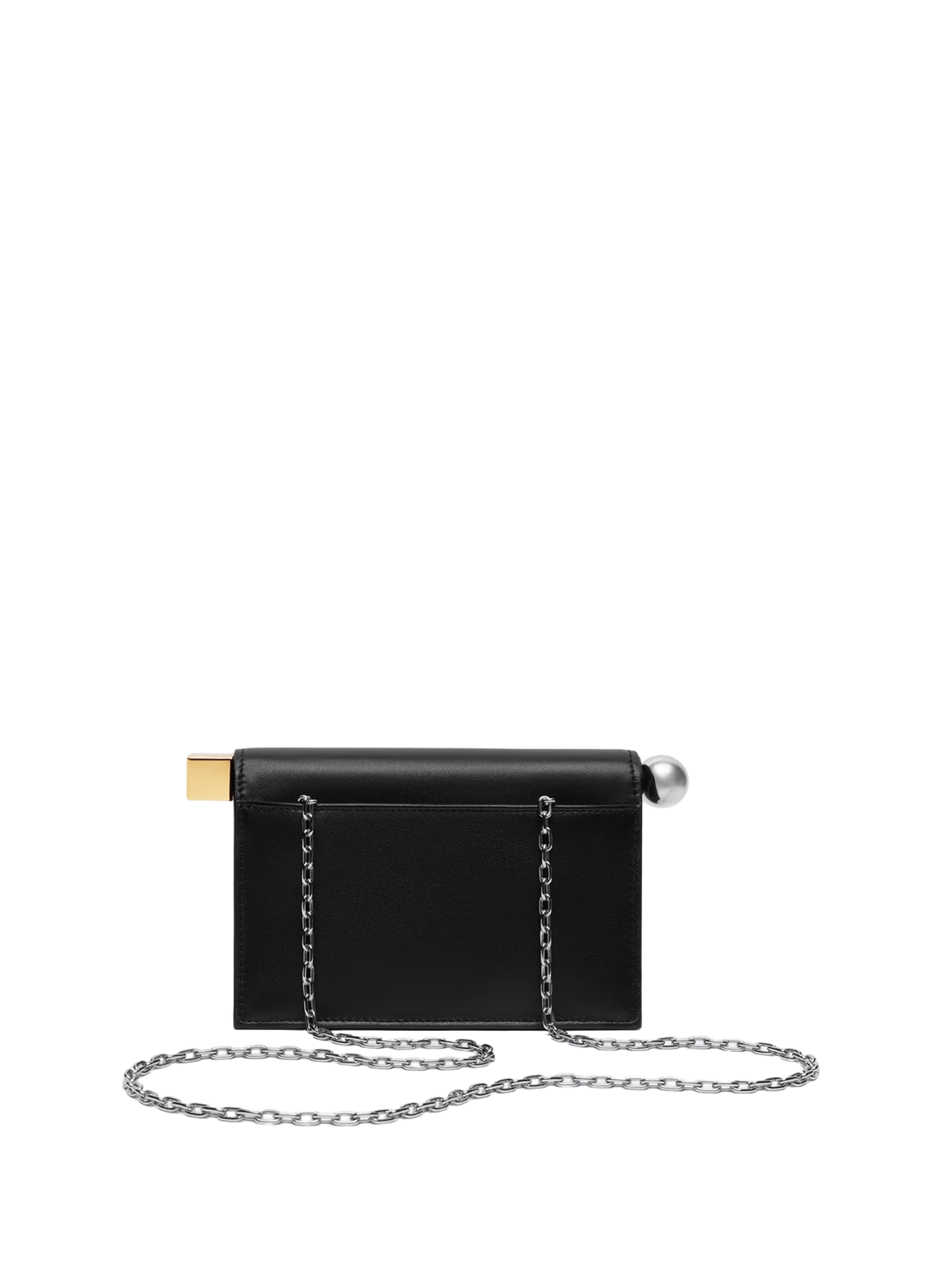 La pequeña bolsa redonda cuadrada JACQUEMUS Negro