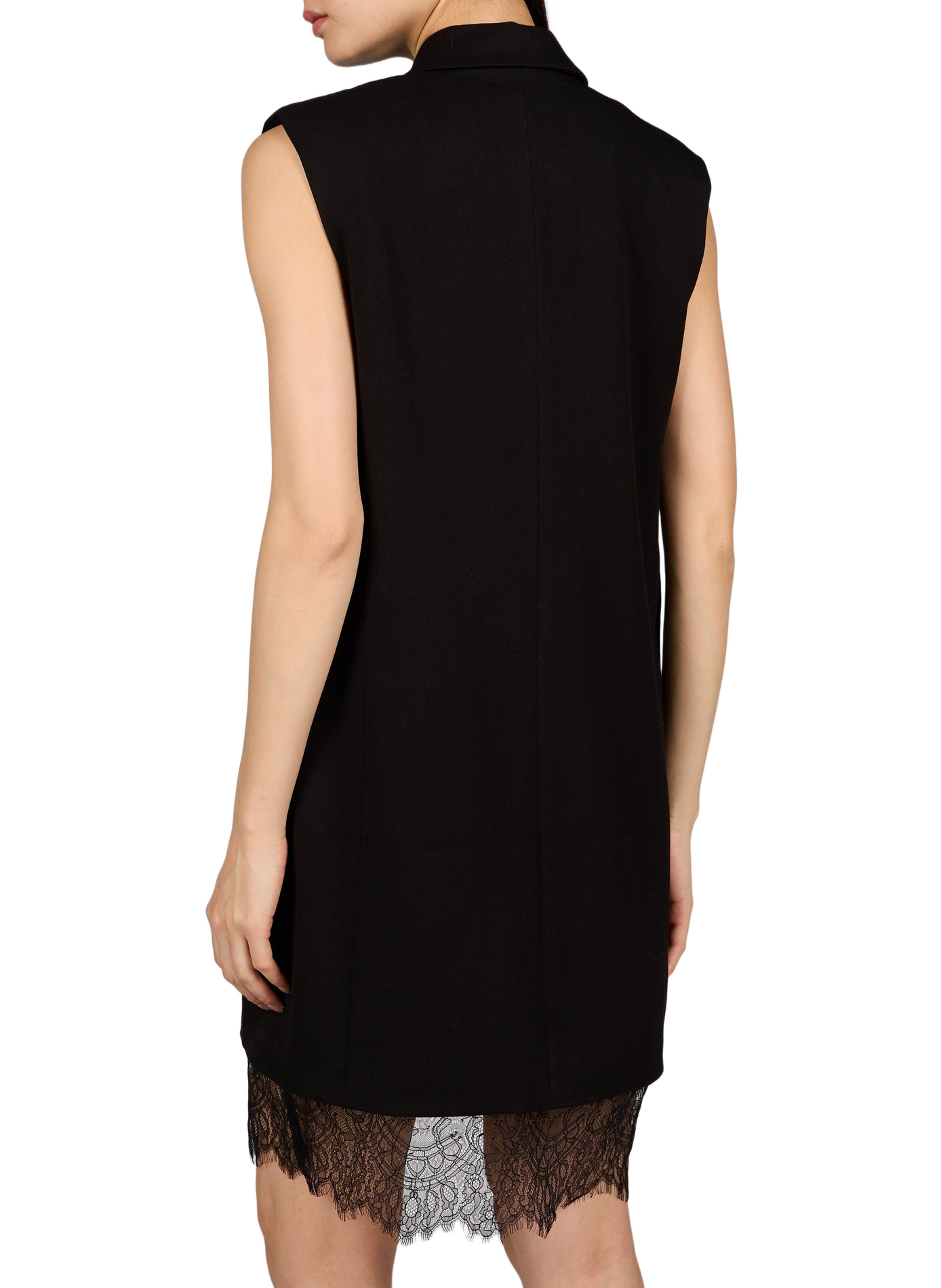 Straight lace dress OBJECT Black