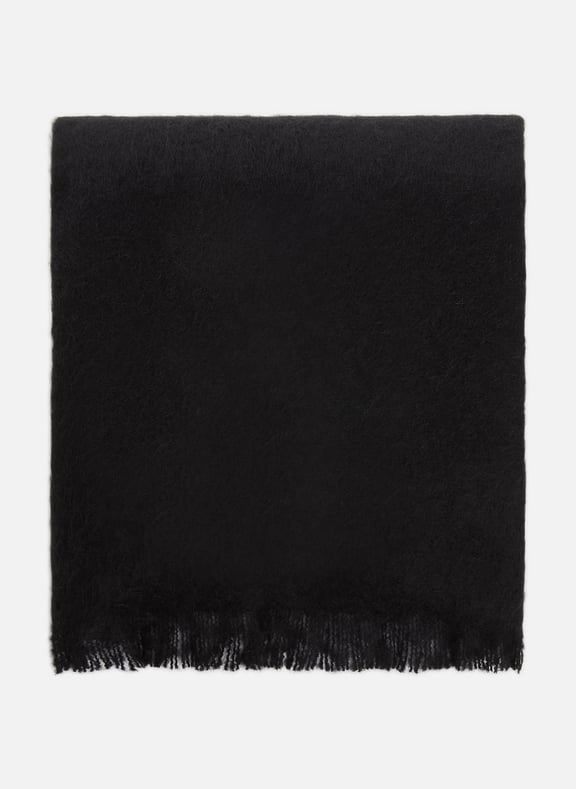 Mohair-blend scarf Black by SAISON 1865 SAISON 1865 Mohair-blend scarf Black