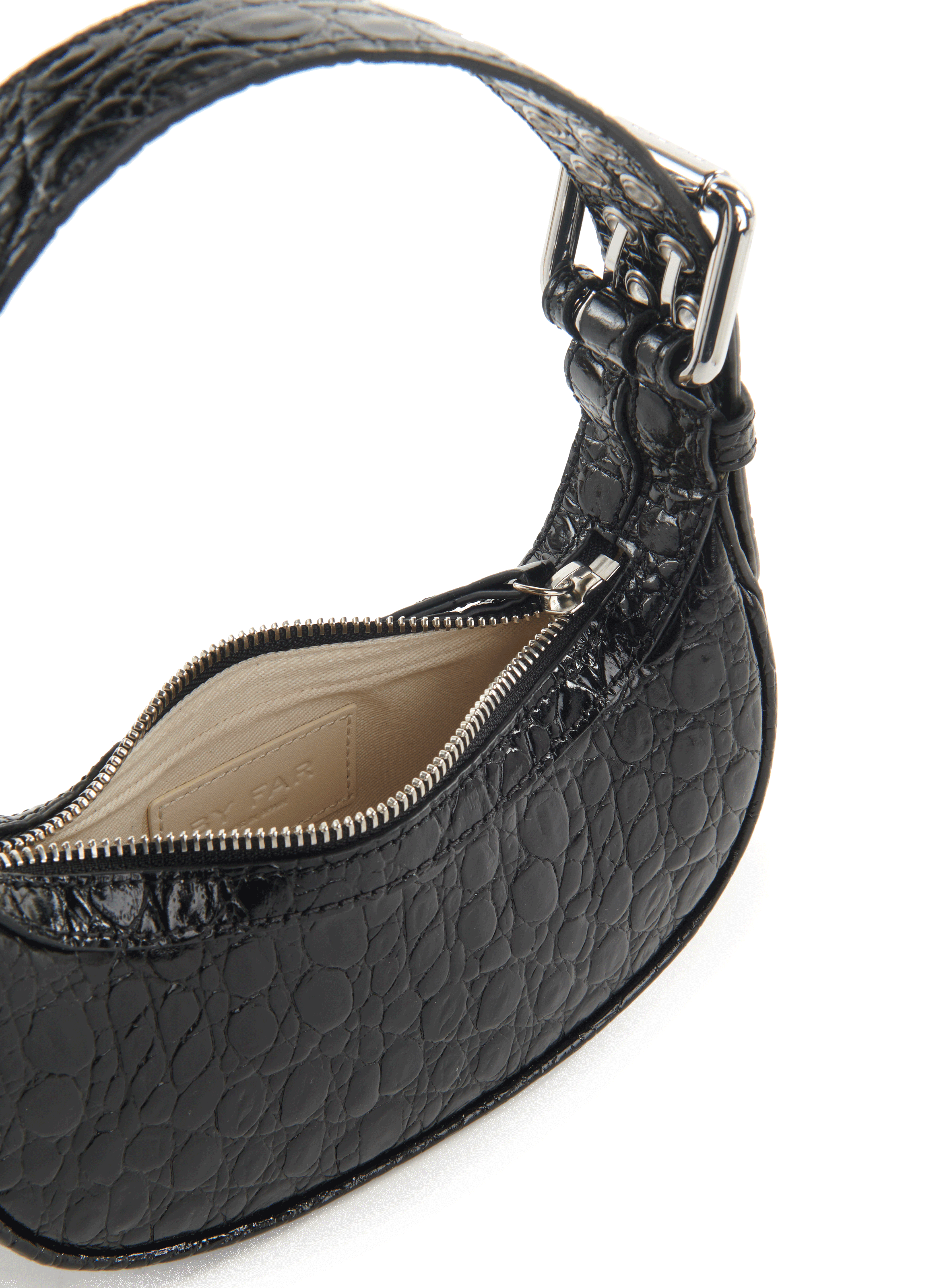 Mini sac à maiin Soho en cuir BY FAR Noir