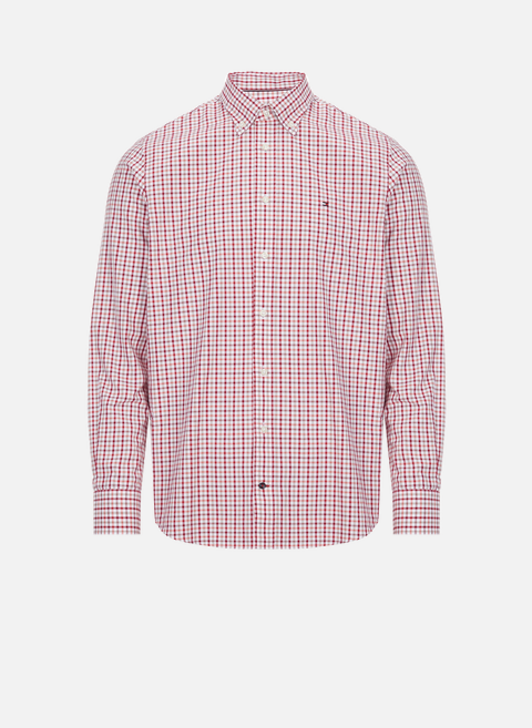 Checked cotton shirt RedTOMMY HILFIGER 